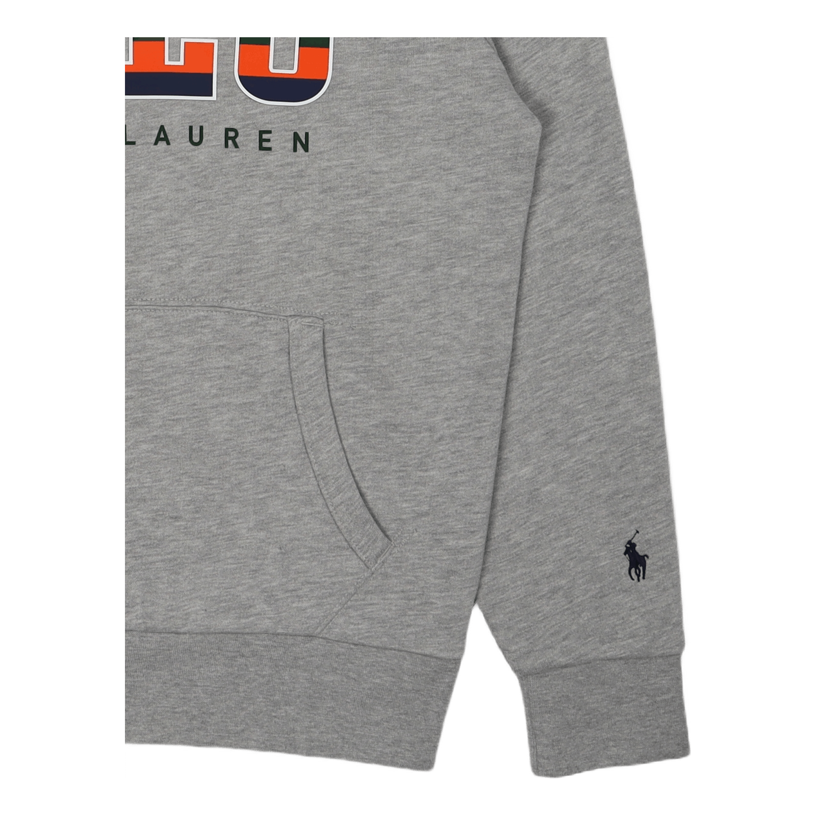 Logo Fleece Hoodie Andover Heather