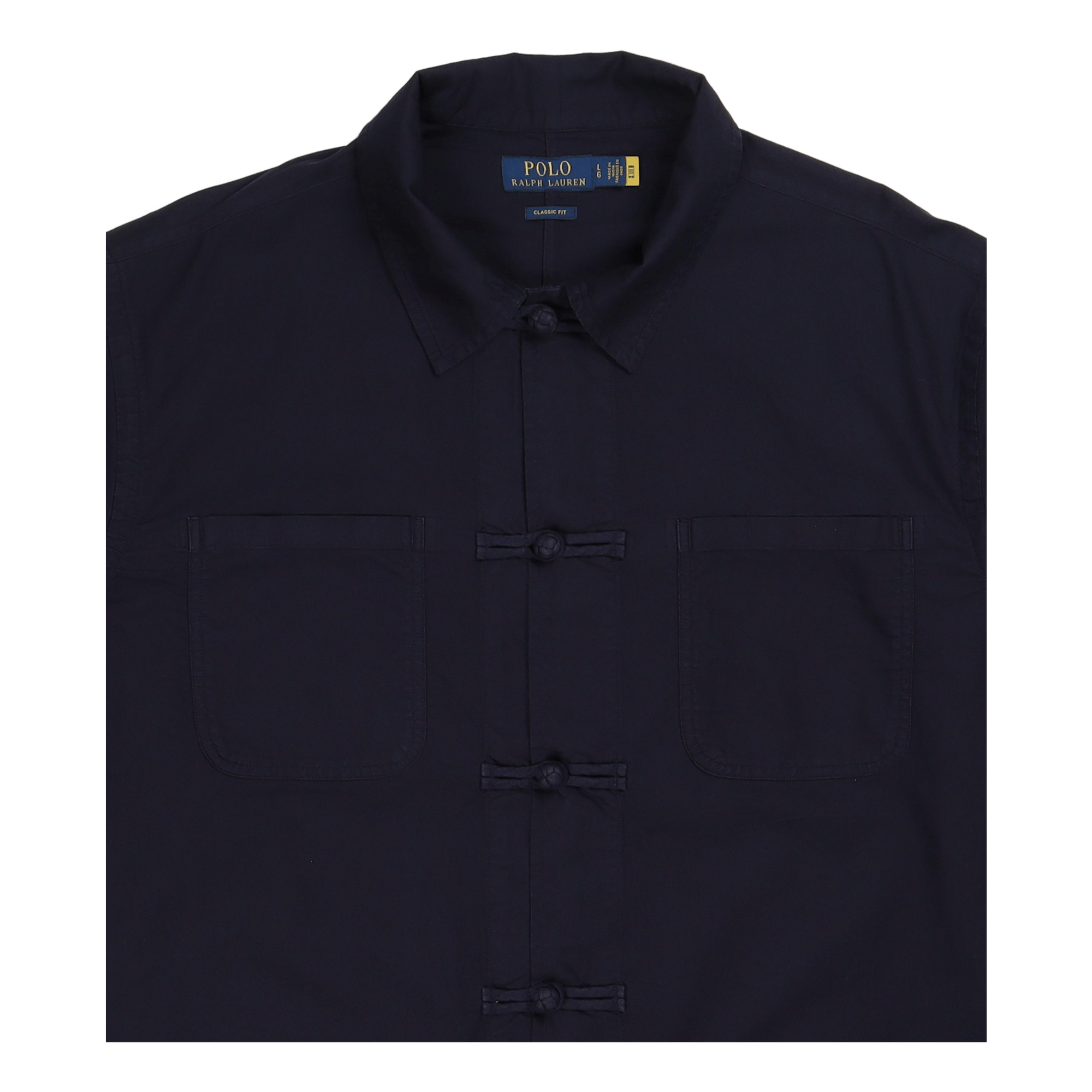 Classic Fit Garment-Dyed Oxford Shirt Rl Navy