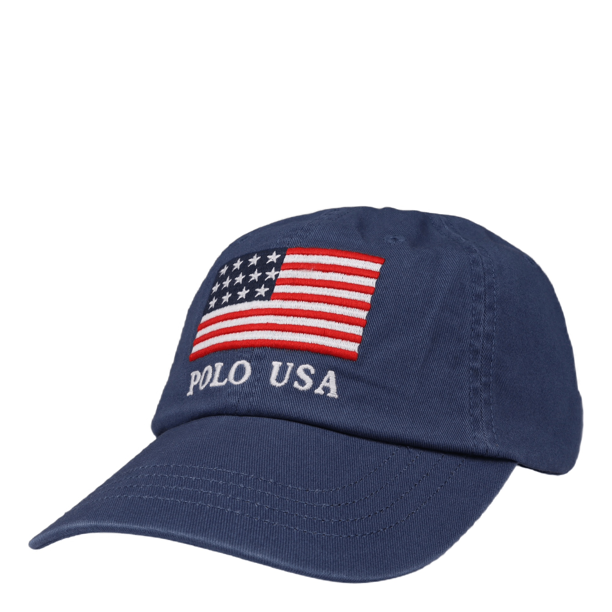 Flag Chino Ball Cap Light Navy