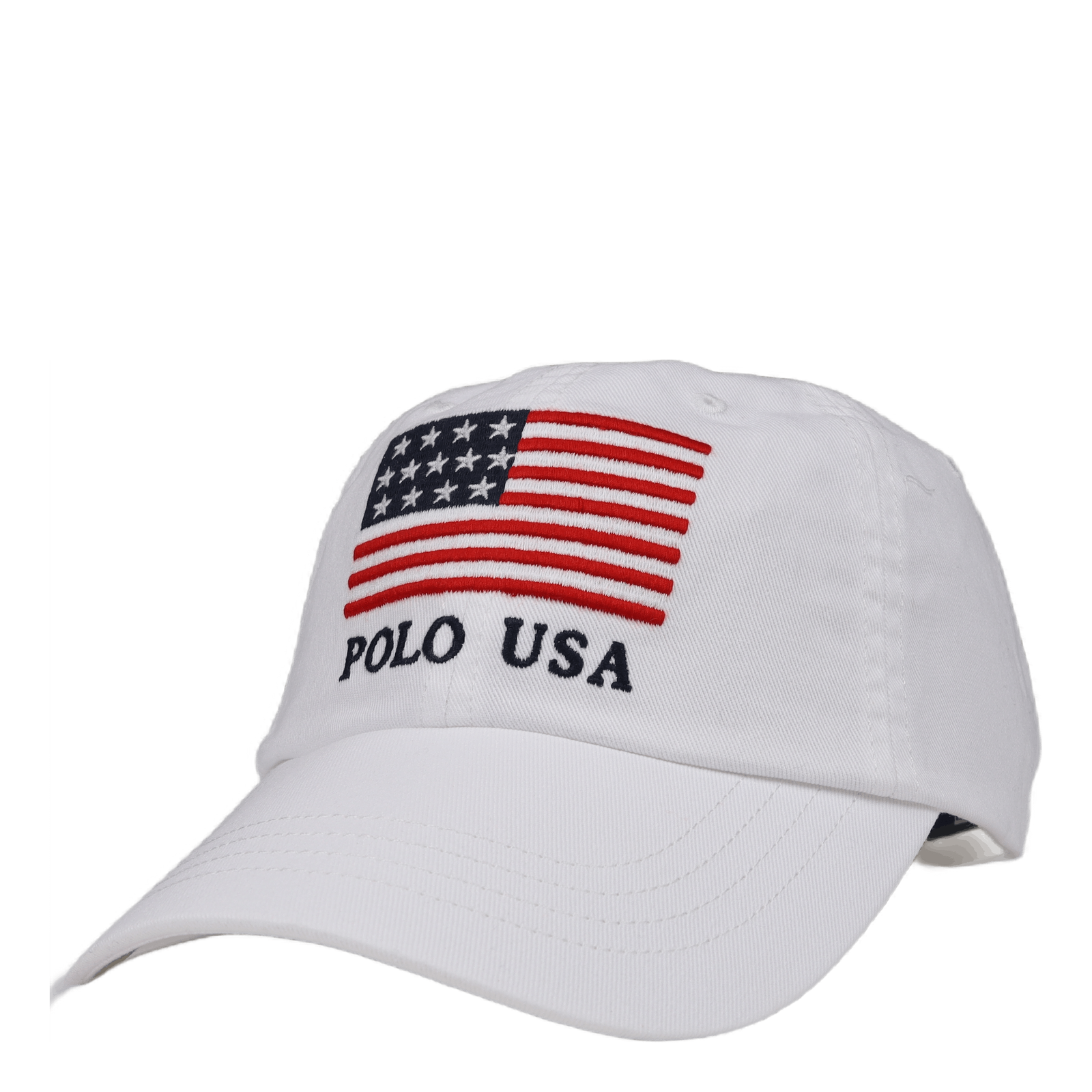 Flag Chino Ball Cap Pure White