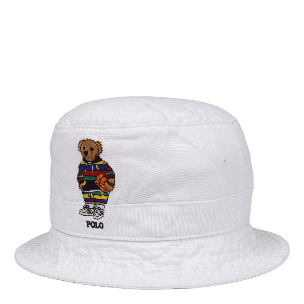 Polo Bear Chino Bucket Hat Pure White