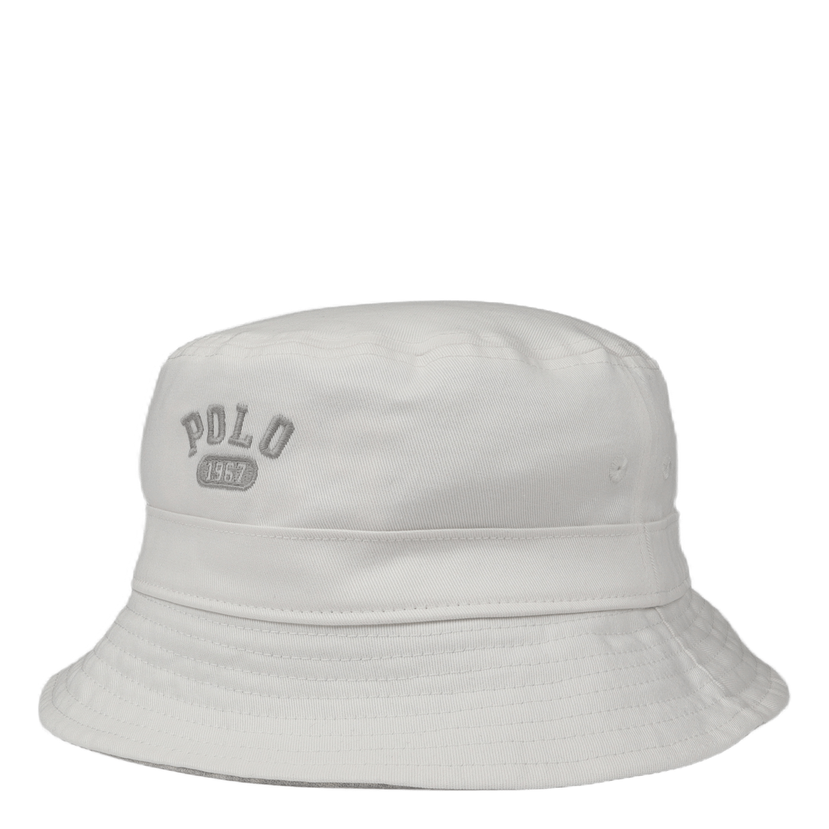 Reversible Fleece &amp; Twill Bucket Hat Lght Sprt Hthr/Deckwash White