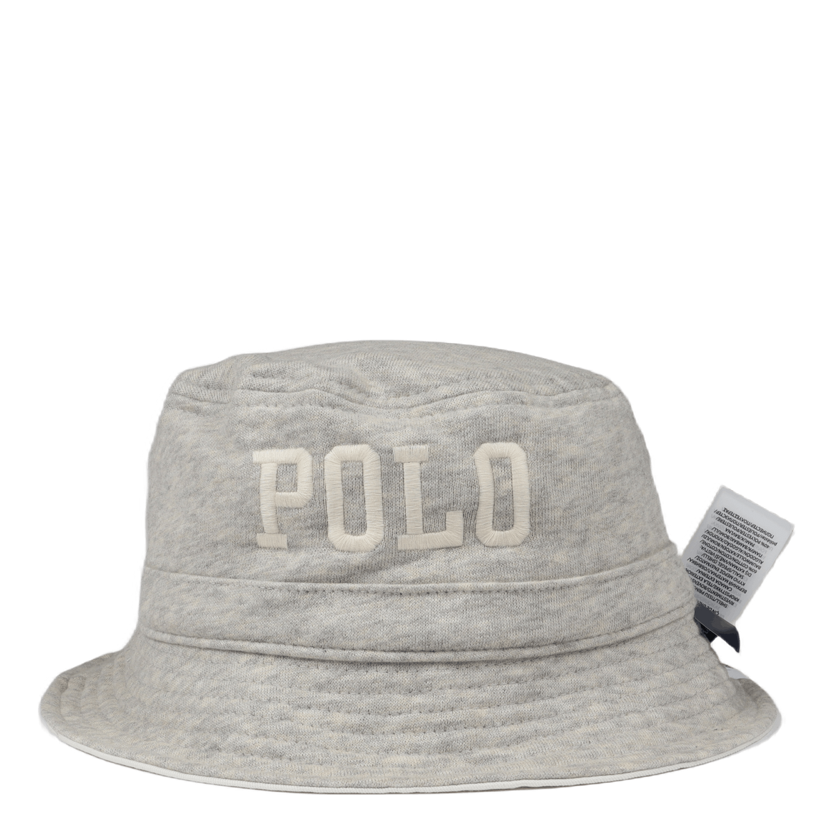 Reversible Fleece & Twill Bucket Hat Lght Sprt Hthr/Deckwash White