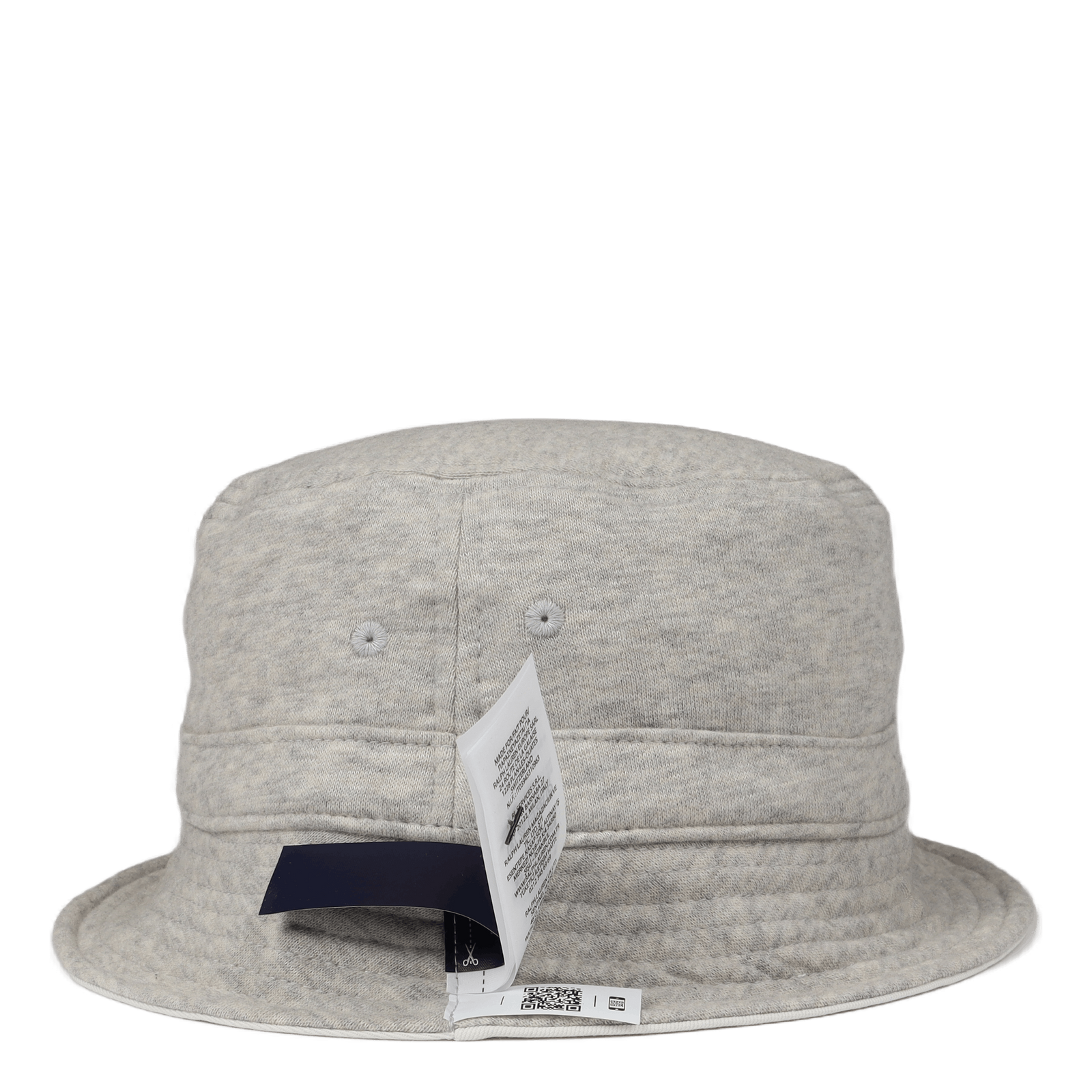 Reversible Fleece & Twill Bucket Hat Lght Sprt Hthr/Deckwash White