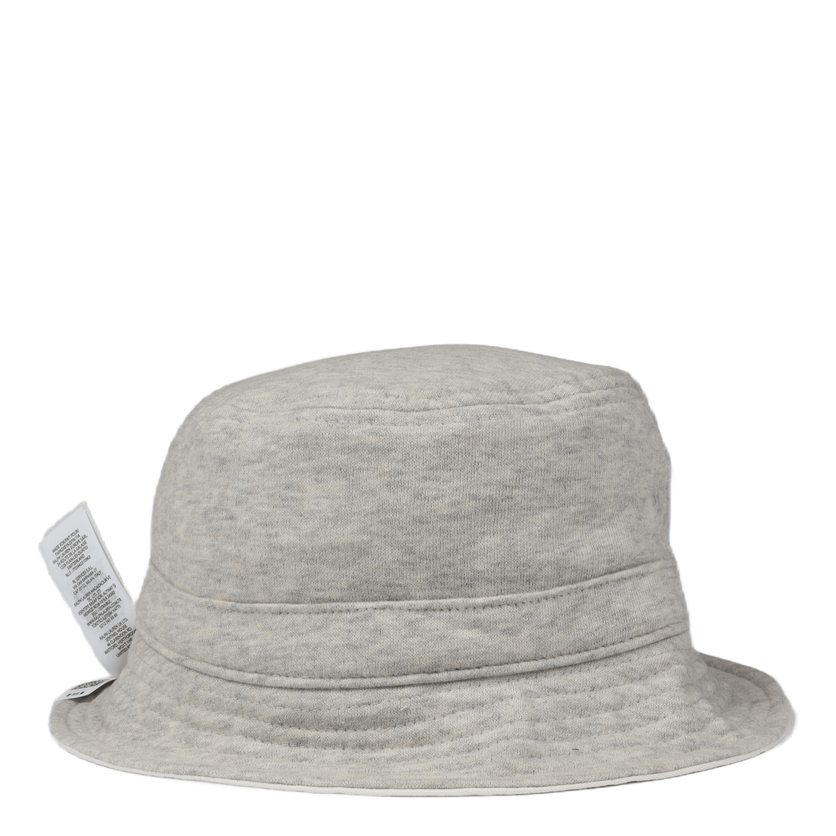 Reversible Fleece & Twill Bucket Hat Lght Sprt Hthr/Deckwash White