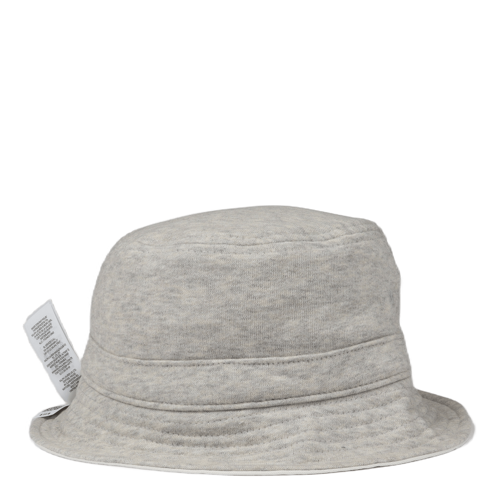 Reversible Fleece & Twill Bucket Hat Lght Sprt Hthr/Deckwash White