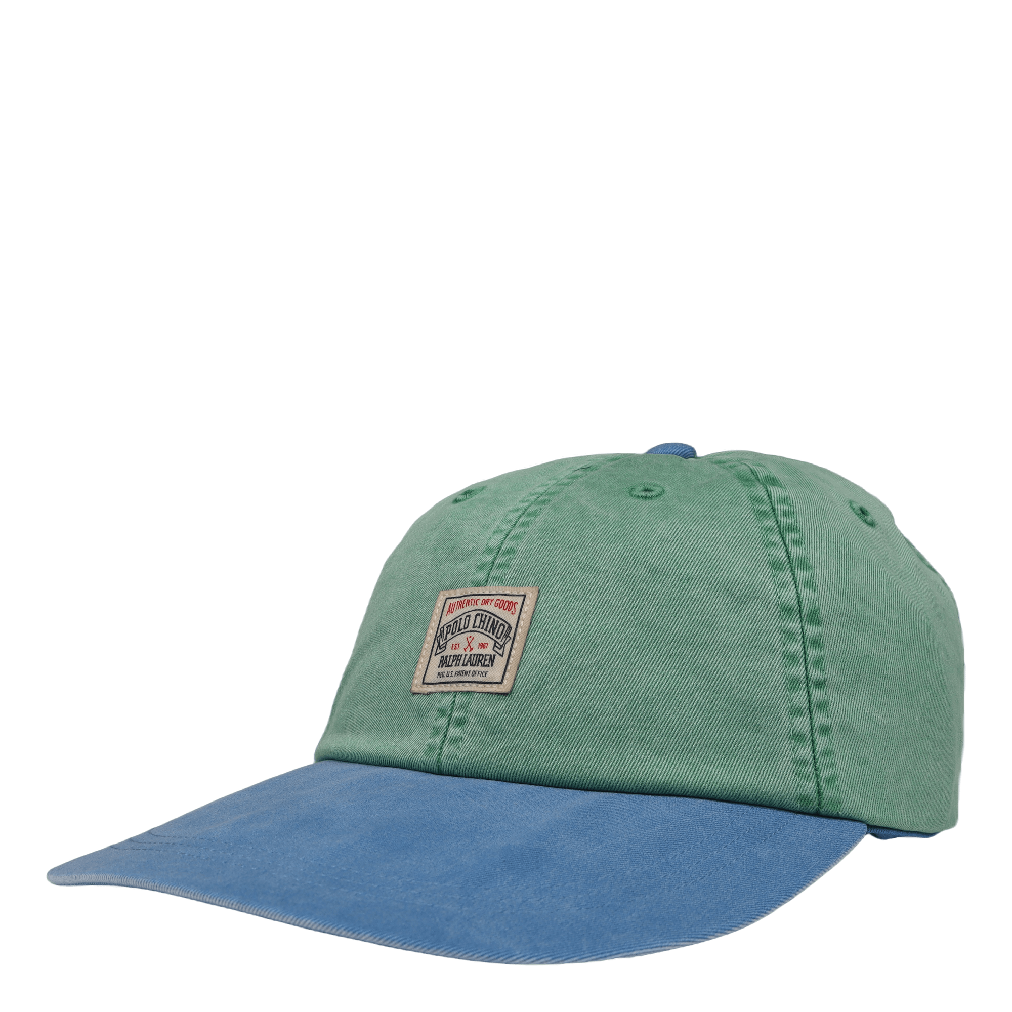 Cotton Chino Long-Bill Cap Raft Green