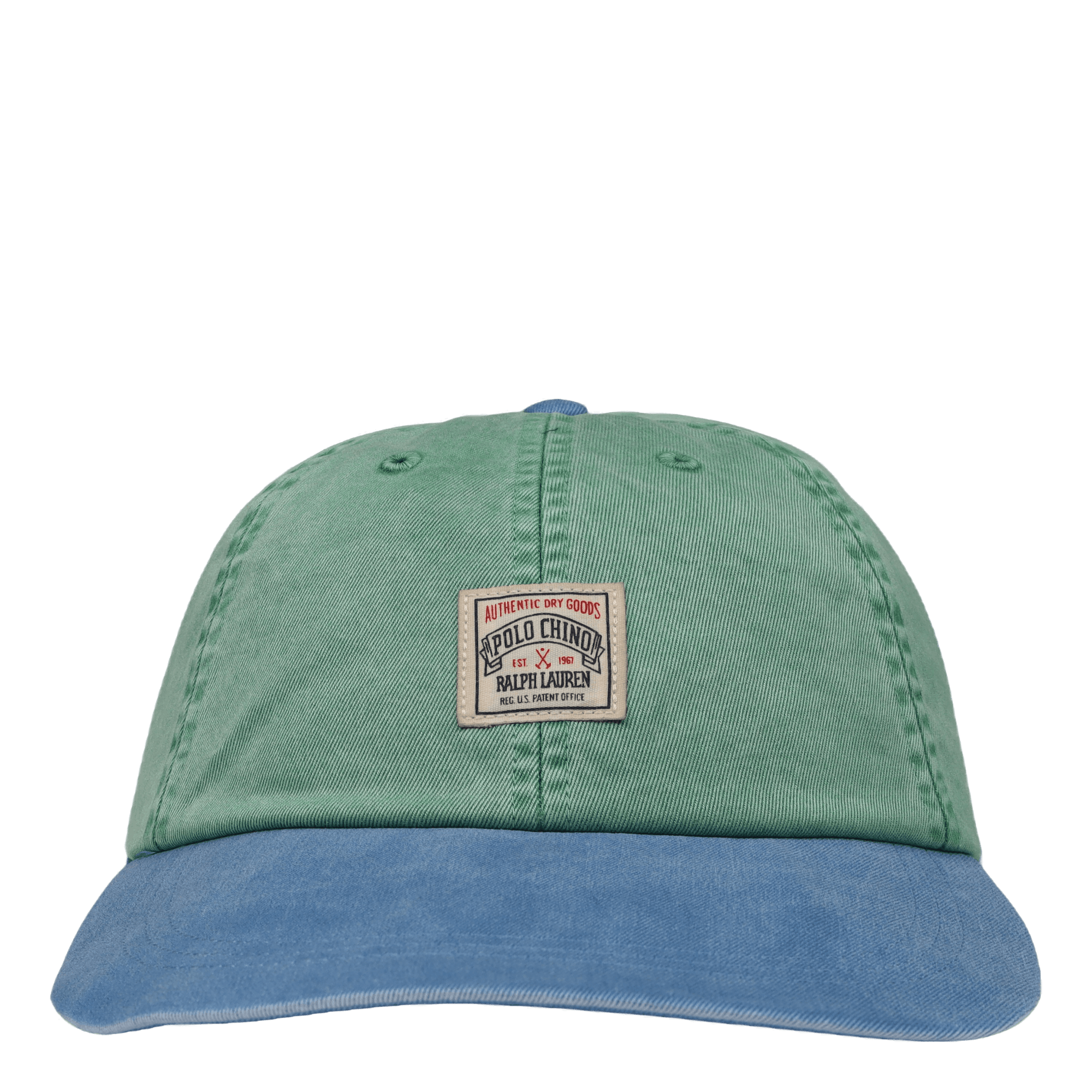 Cotton Chino Long-Bill Cap Raft Green