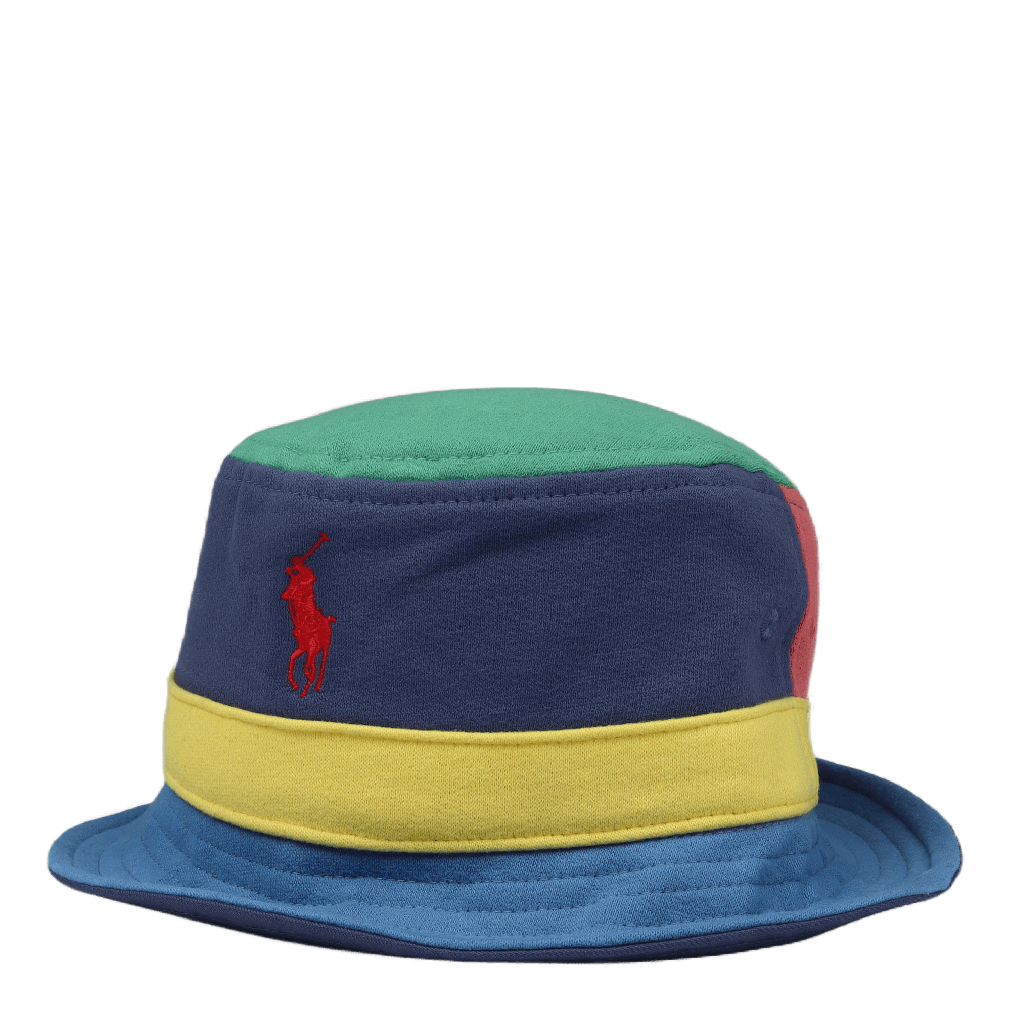 Color-Blocked Fleece Bucket Hat Light Navy Multi