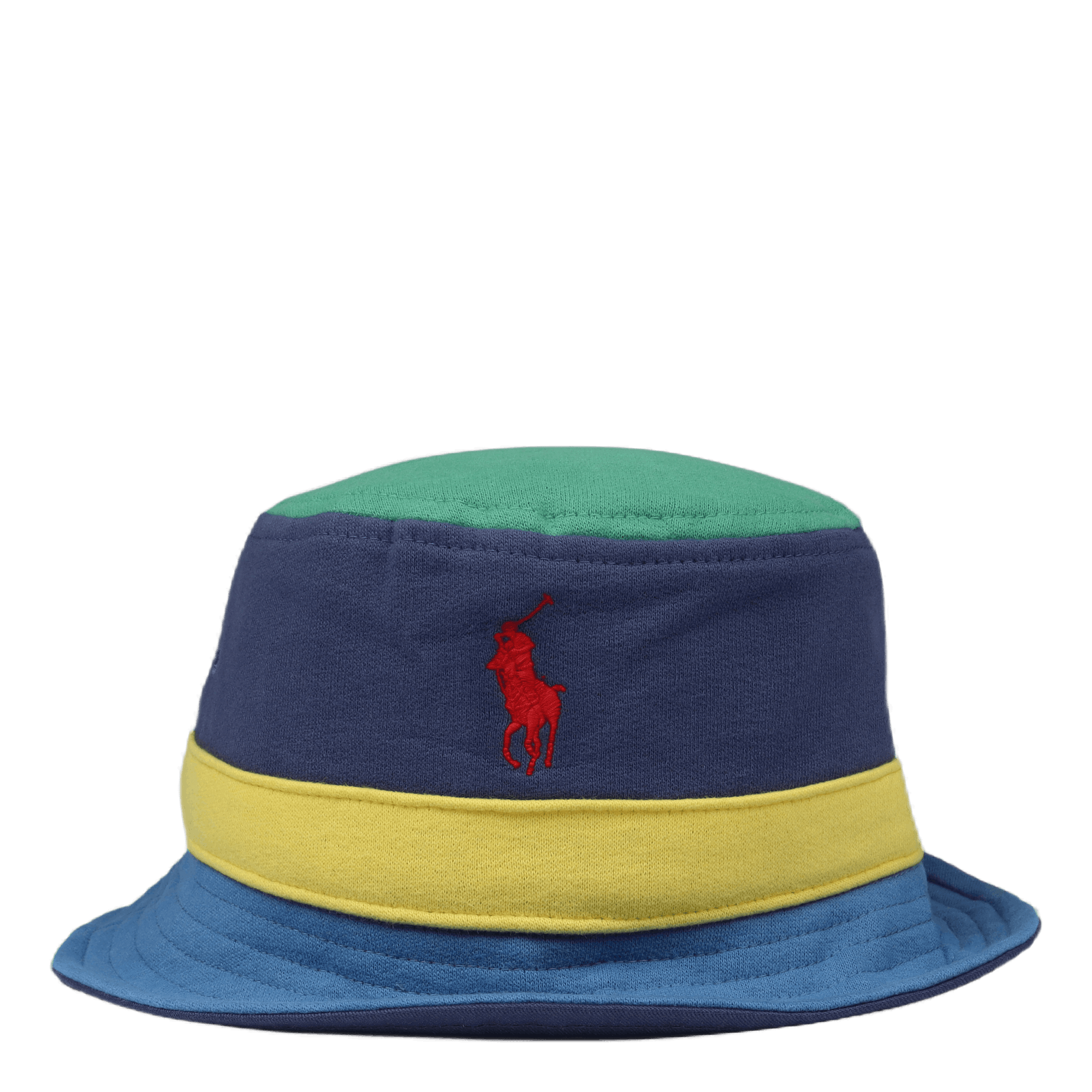 Color-Blocked Fleece Bucket Hat Light Navy Multi