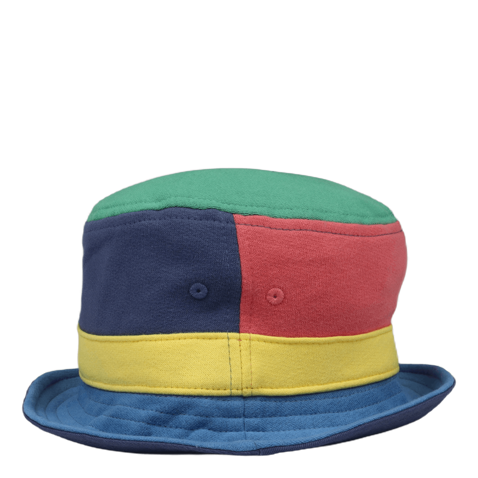 Color-Blocked Fleece Bucket Hat Light Navy Multi