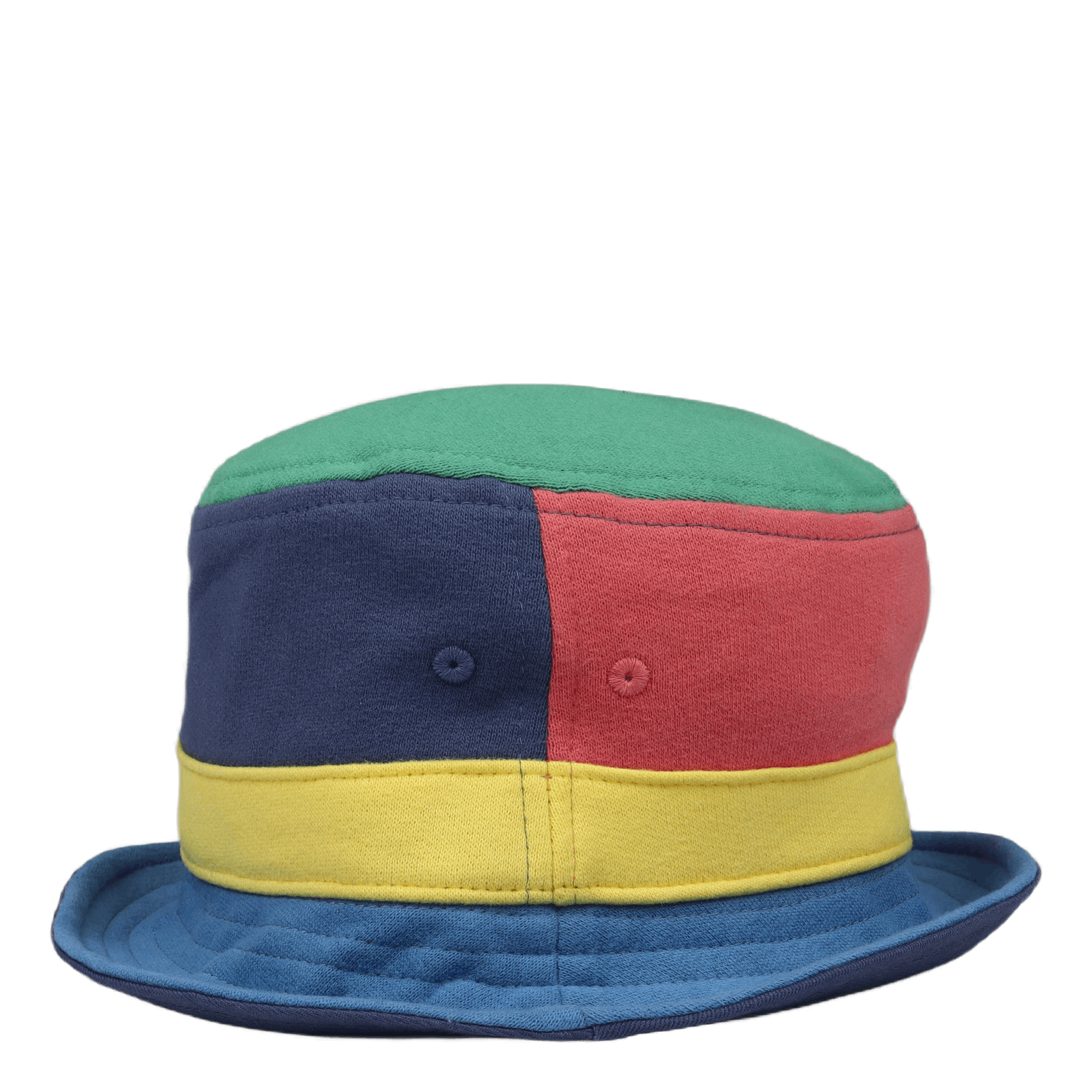 Color-Blocked Fleece Bucket Hat Light Navy Multi