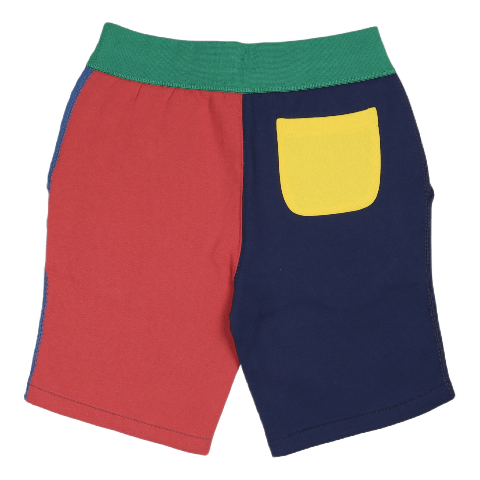 The RL Fleece Color-Blocked Short Light Navy Multi