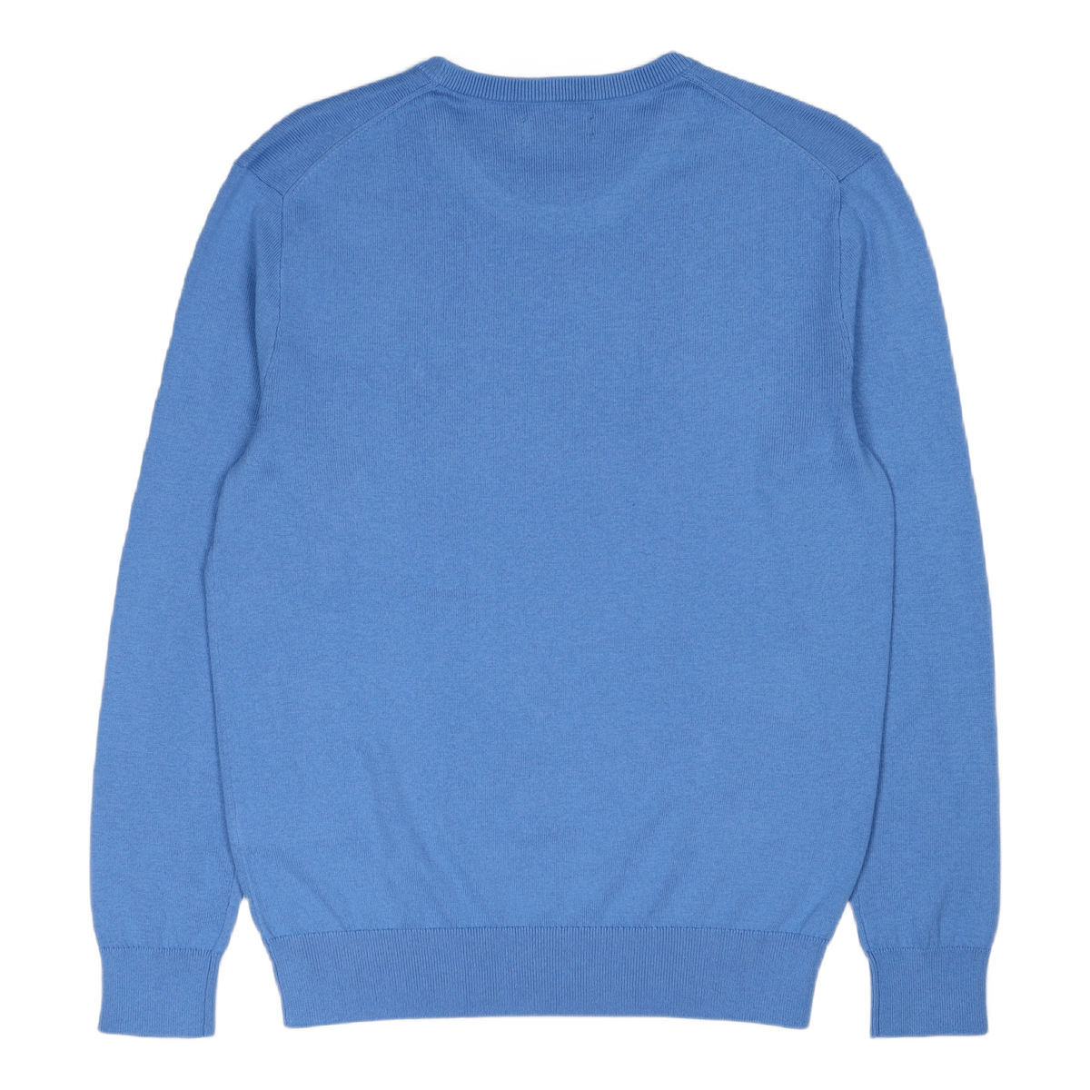 Cotton-Cashmere Crewneck Sweater Harbor Island Blue