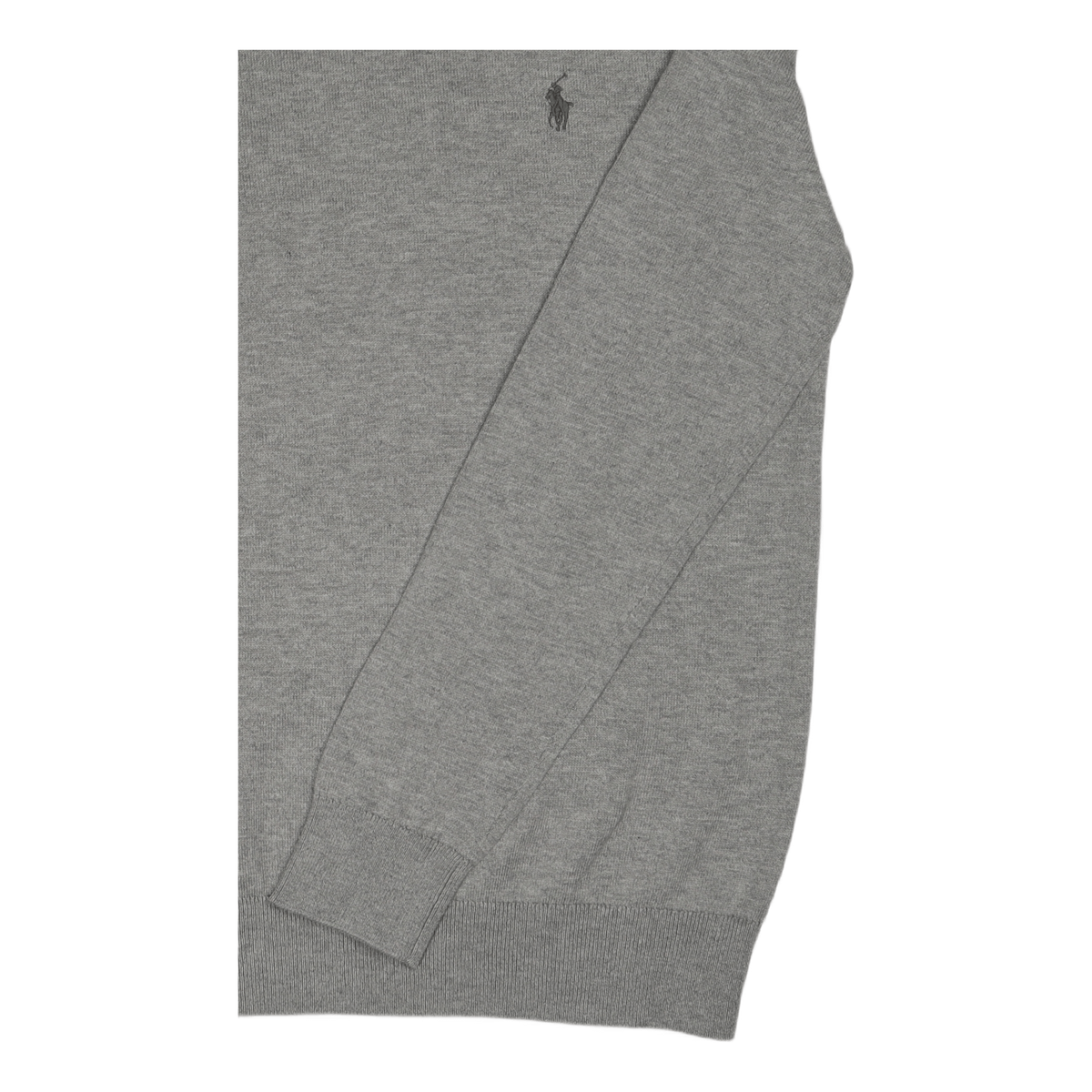 Cotton-Cashmere Crewneck Sweater Andover Heather