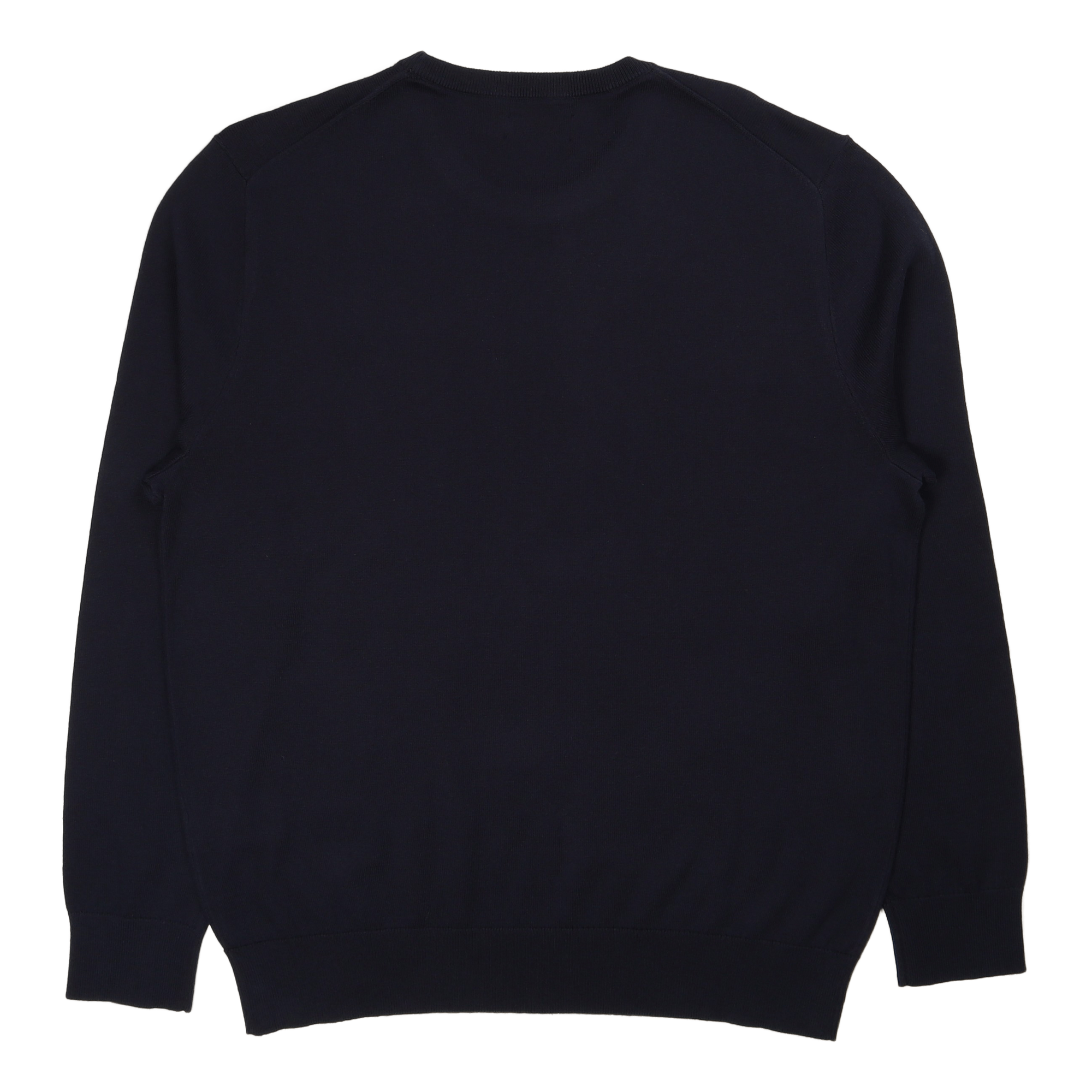 Cotton-Cashmere Crewneck Sweater Hunter Navy