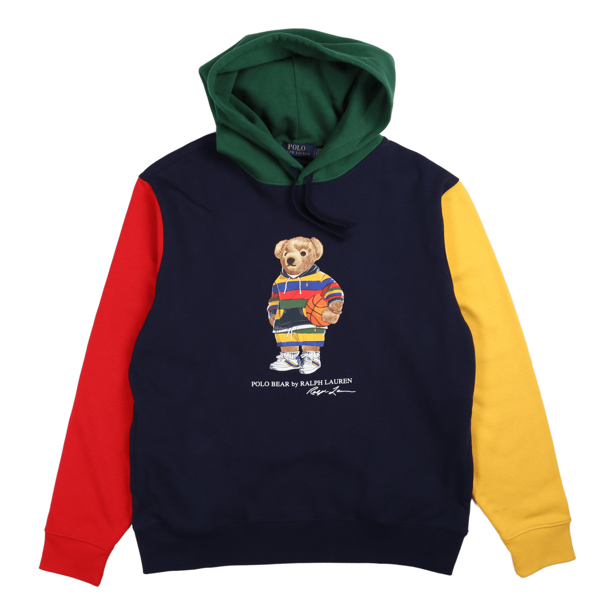 Polo Bear Color-Blocked Fleece Hoodie Pf 22 Cruse Nvy Mu Active Bear