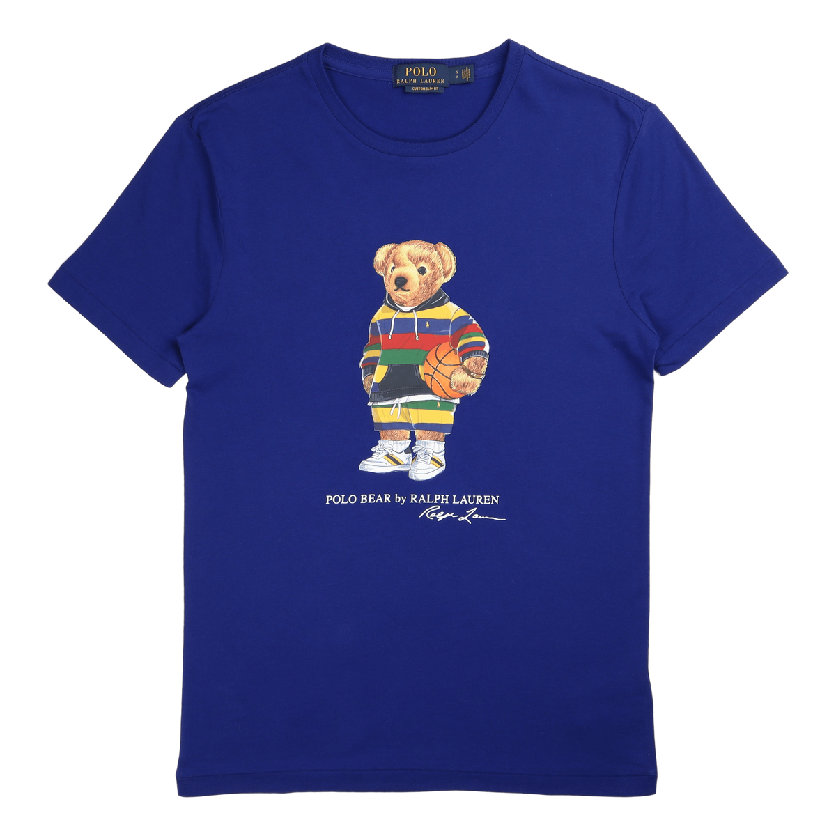 Custom Slim Fit Polo Bear Jersey T-Shirt Pf 22 Hritge Royal Active Bear