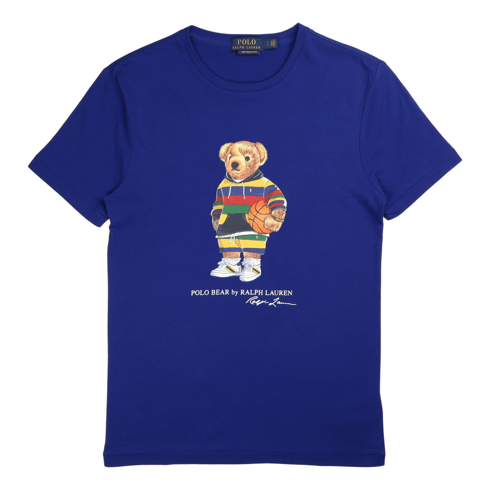 Custom Slim Fit Polo Bear Jersey T-Shirt Pf 22 Hritge Royal Active Bear