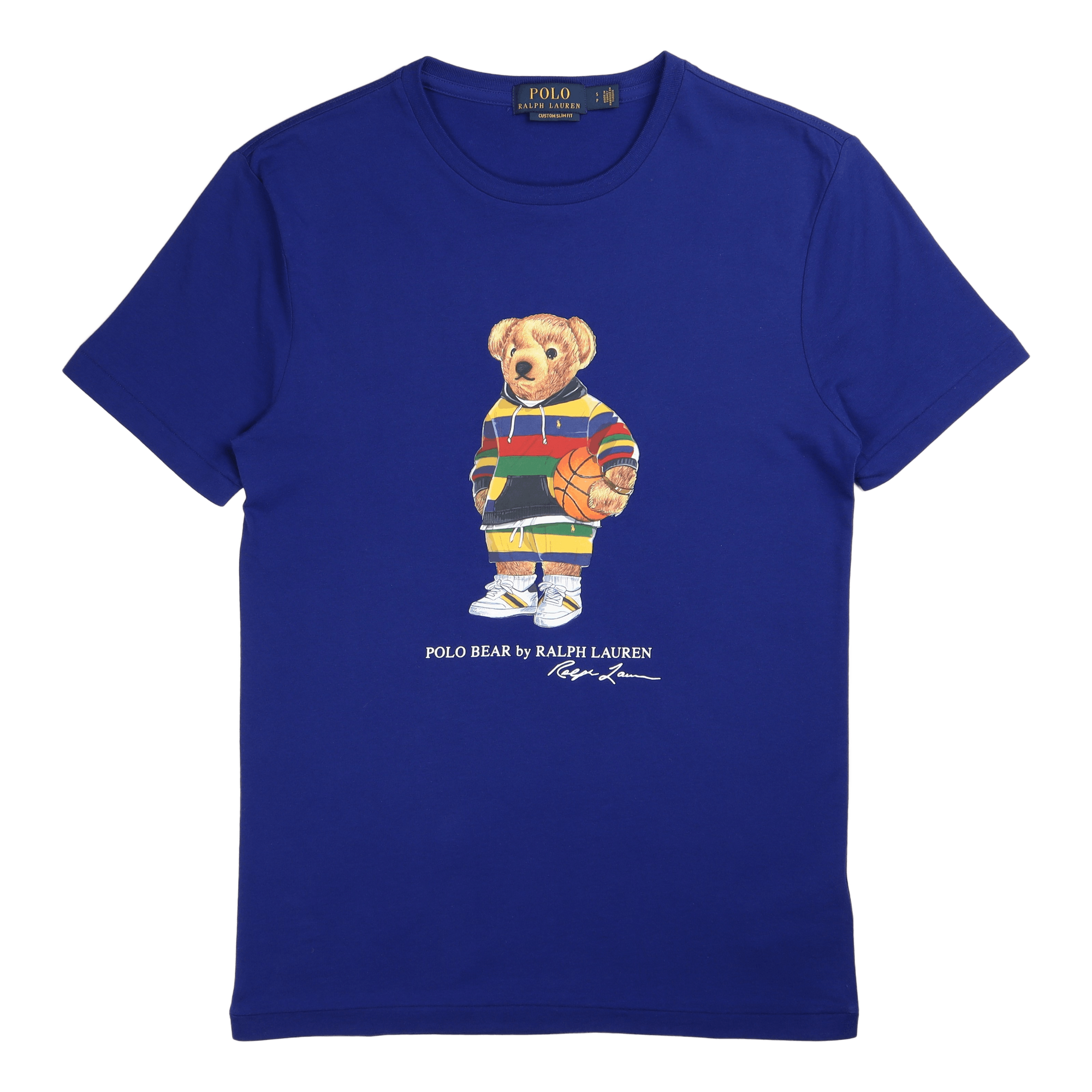 Custom Slim Fit Polo Bear Jersey T-Shirt Pf 22 Hritge Royal Active Bear