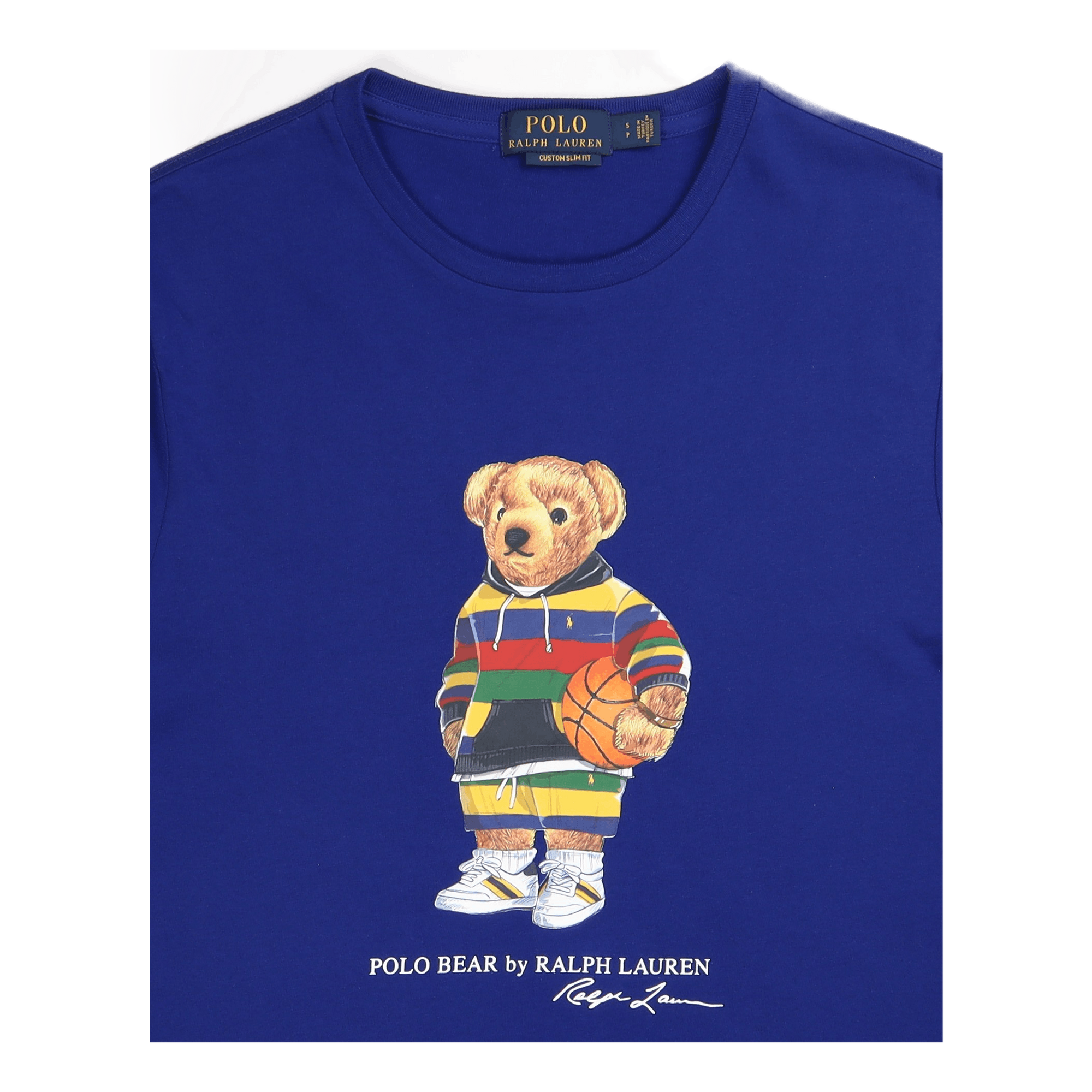 Custom Slim Fit Polo Bear Jersey T-Shirt Pf 22 Hritge Royal Active Bear