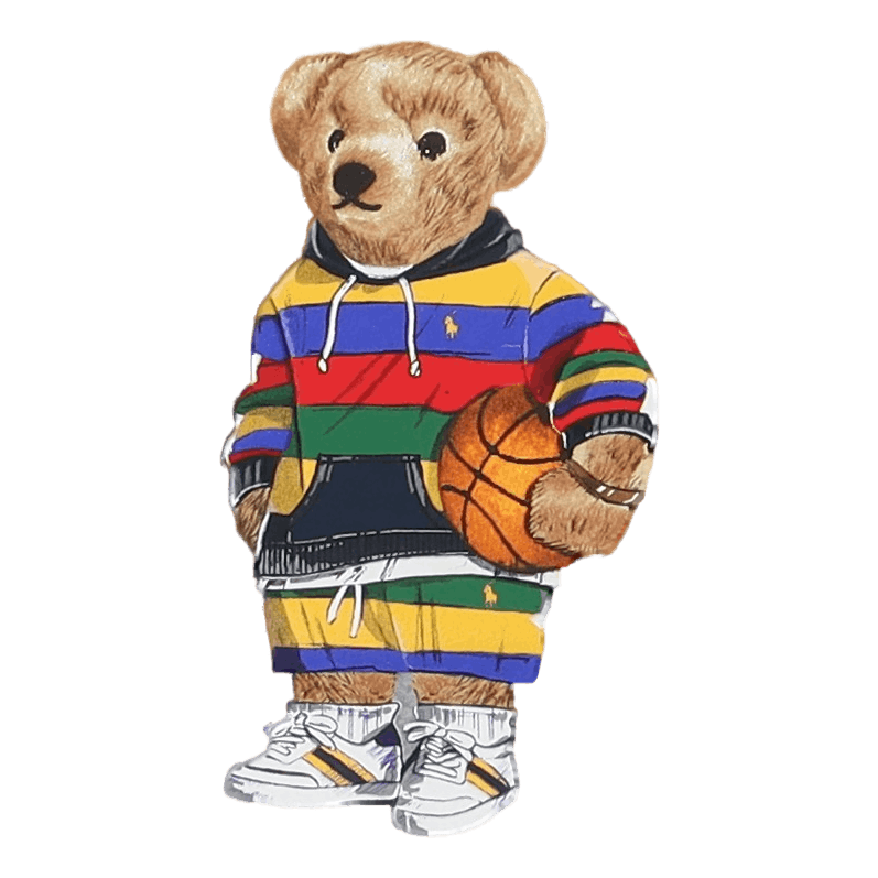 Polo Bear Fleece Sweatshirt Pf 22 Andover Htr Active Bear