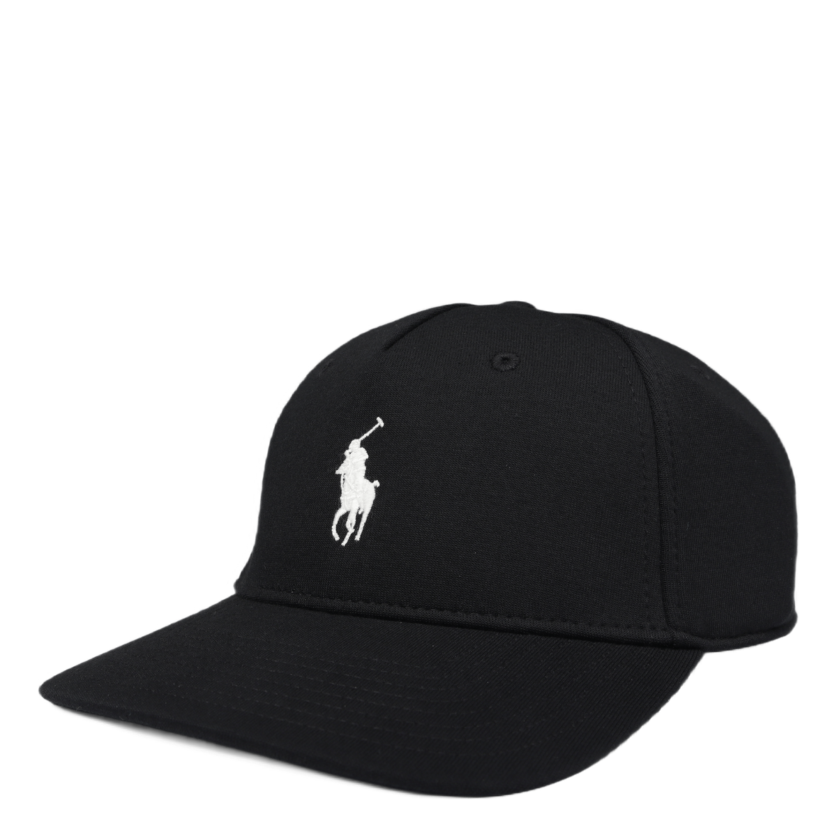 Double-Knit Jacquard Ball Cap Polo Black