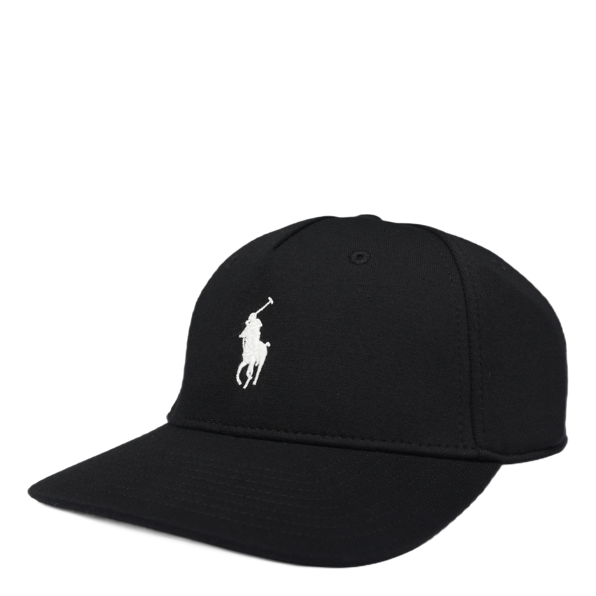 Double-Knit Jacquard Ball Cap Polo Black