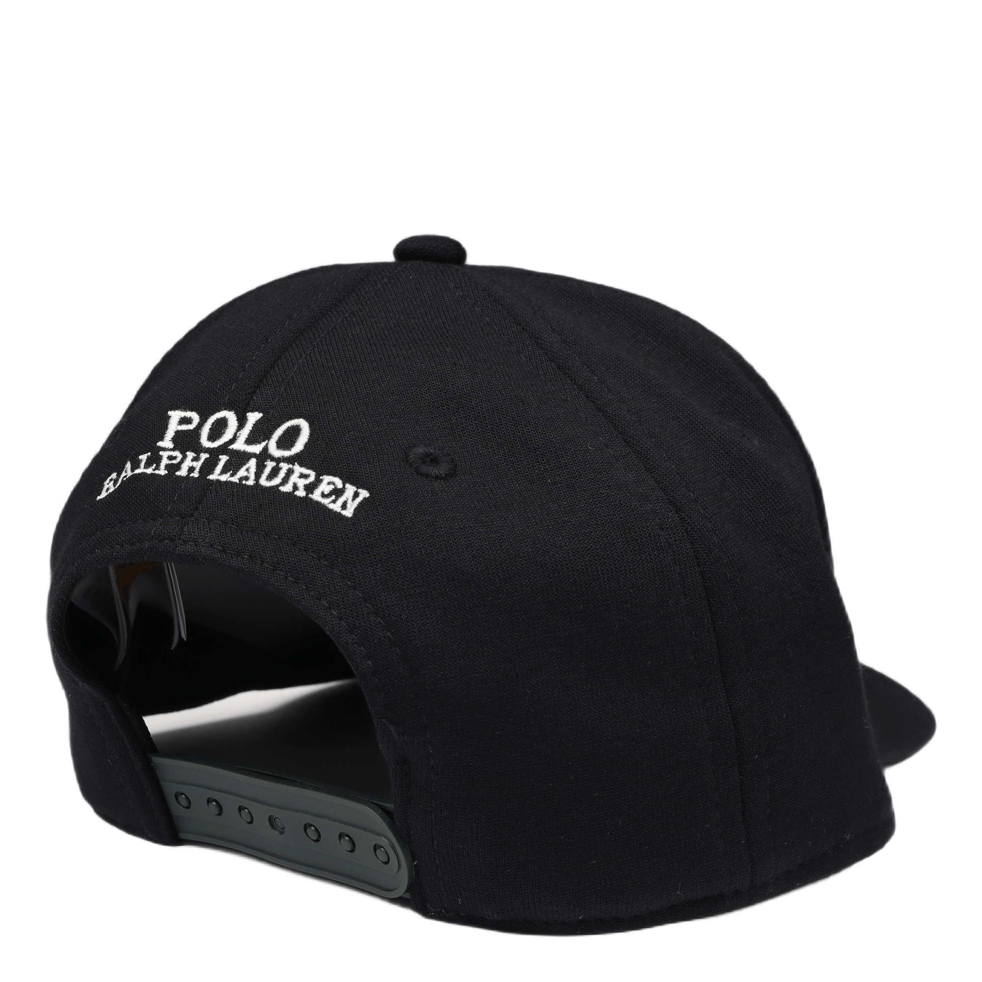 Double-Knit Jacquard Ball Cap Polo Black