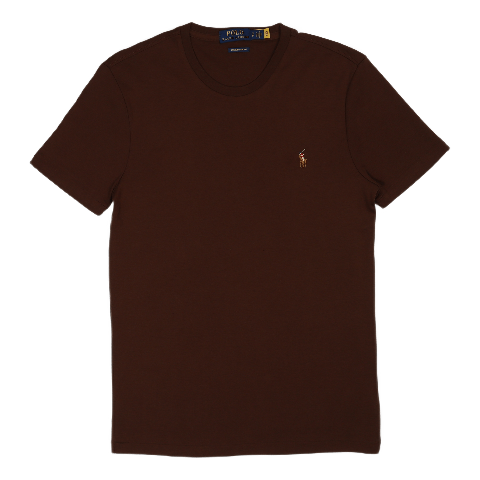 Custom Slim Fit Soft Cotton T-Shirt American Brown