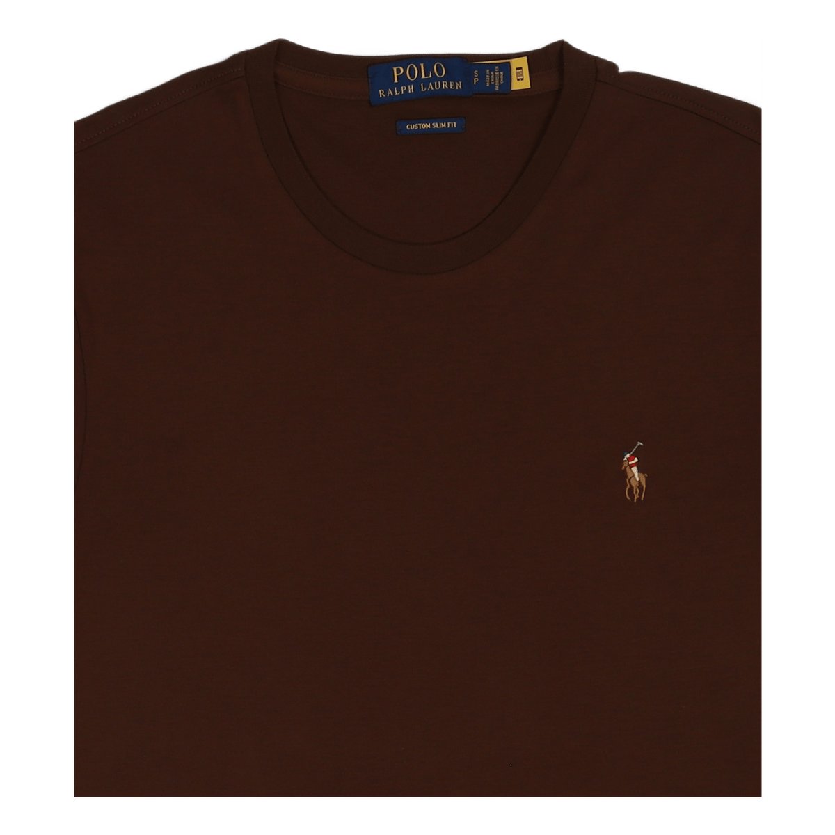 Custom Slim Fit Soft Cotton T-Shirt American Brown