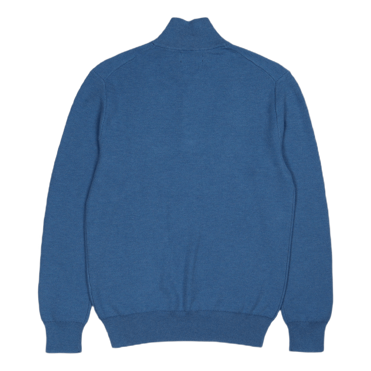 Mesh-Knit Cotton Quarter-Zip Sweater Withdraw Blue Heather