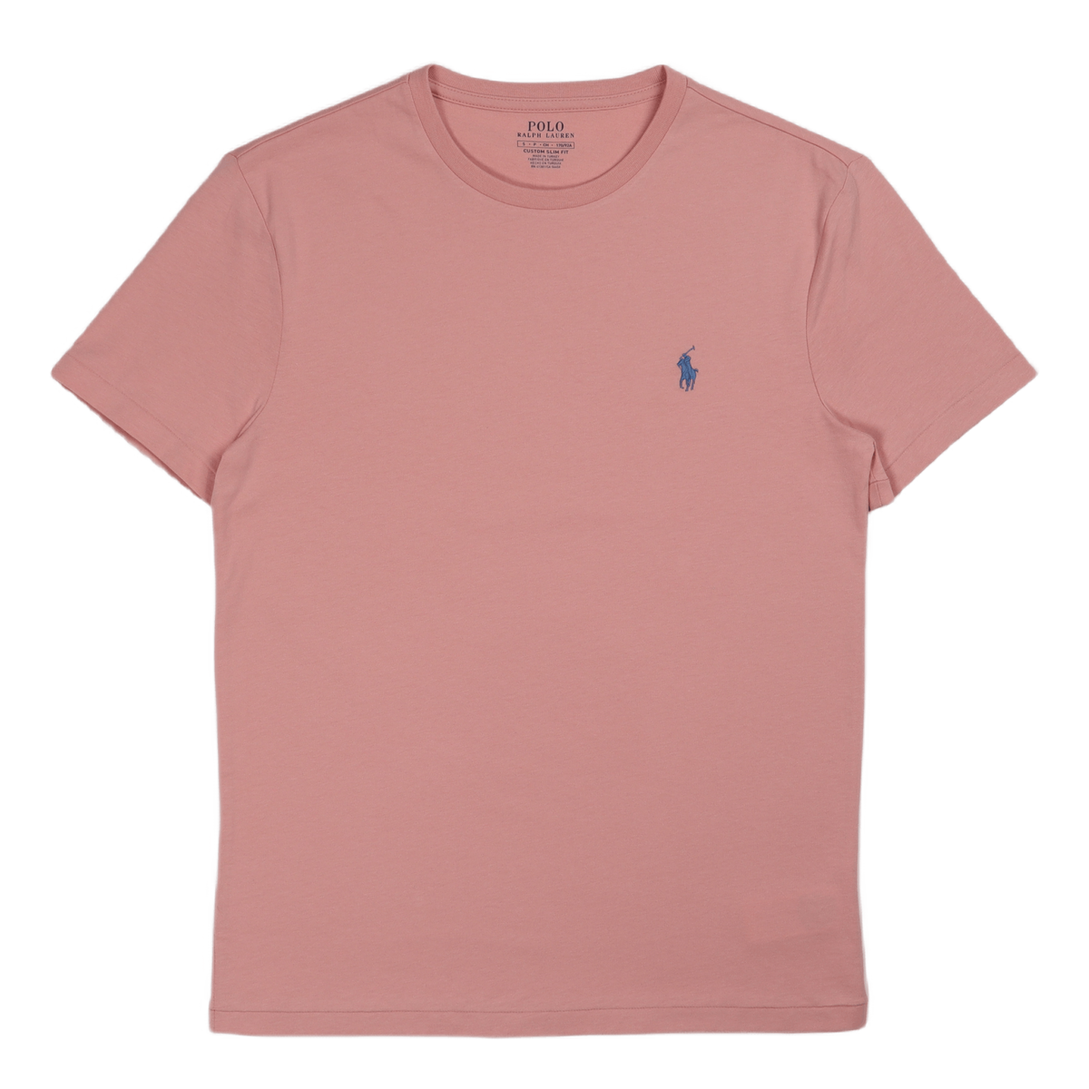 Custom Slim Fit Jersey Crewneck T-Shirt Adirondack Rose/C7381