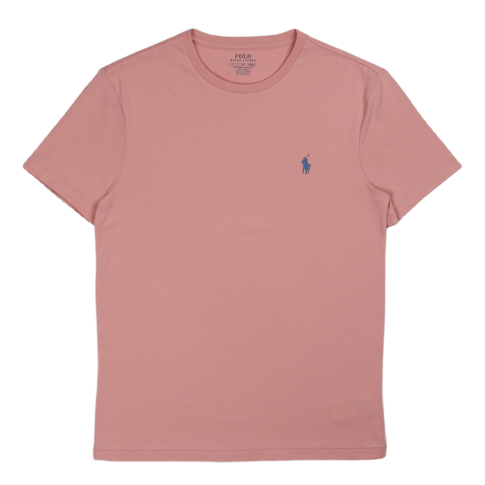 Custom Slim Fit Jersey Crewneck T-Shirt Adirondack Rose/C7381