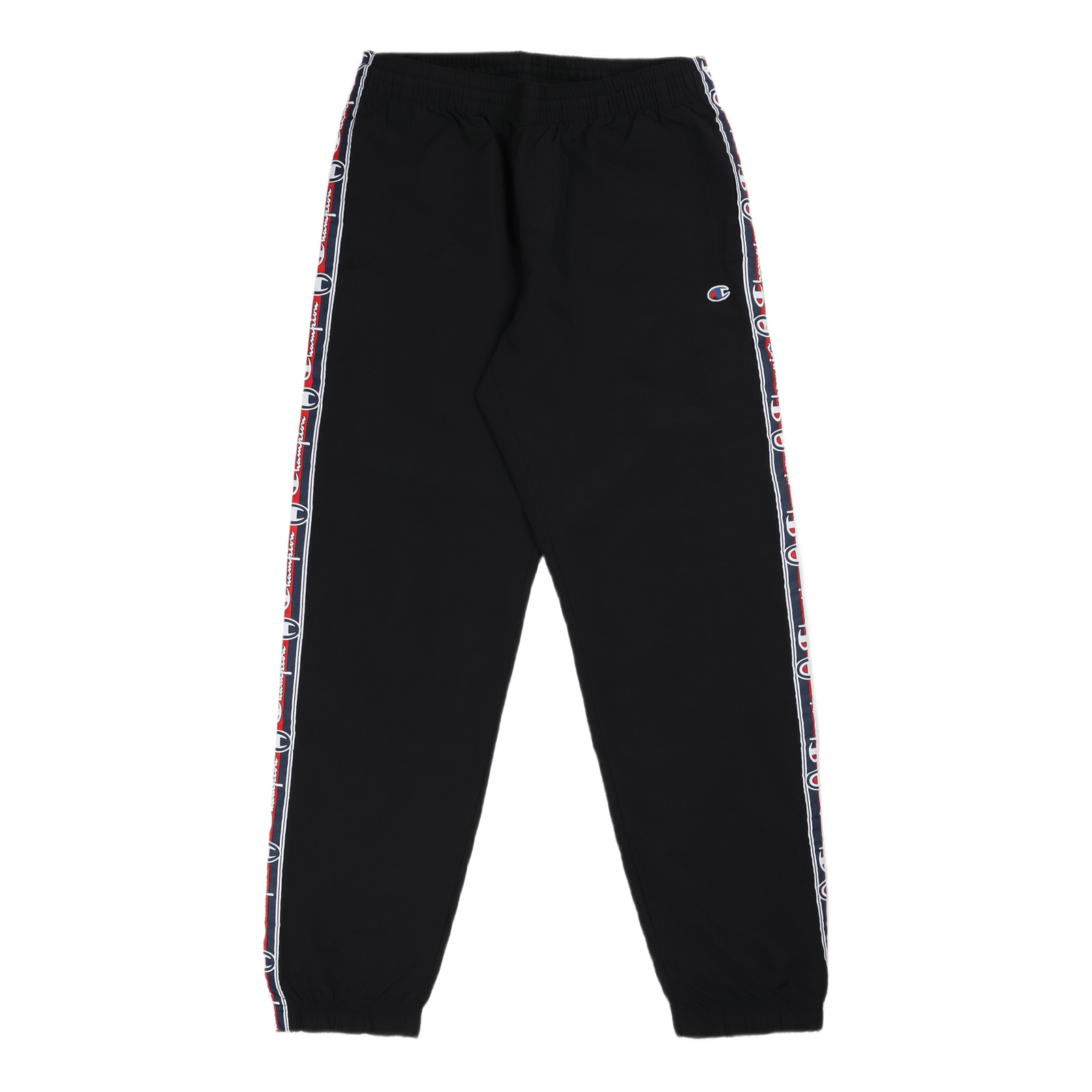 Champion Joggers With Side Log Black