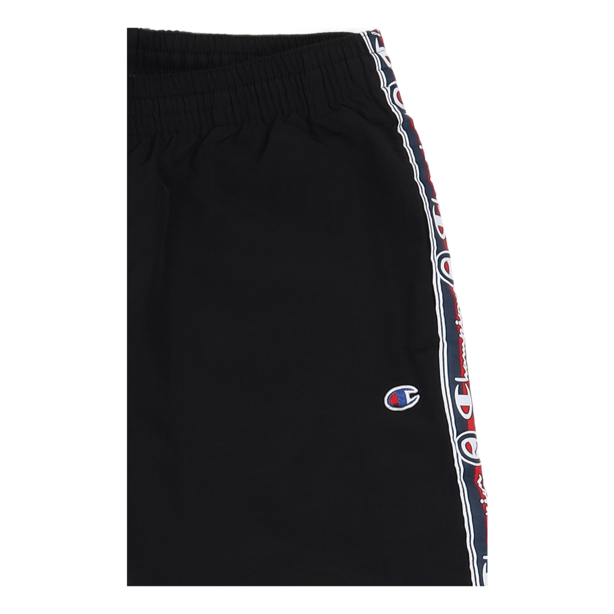 Champion Joggers With Side Log Black