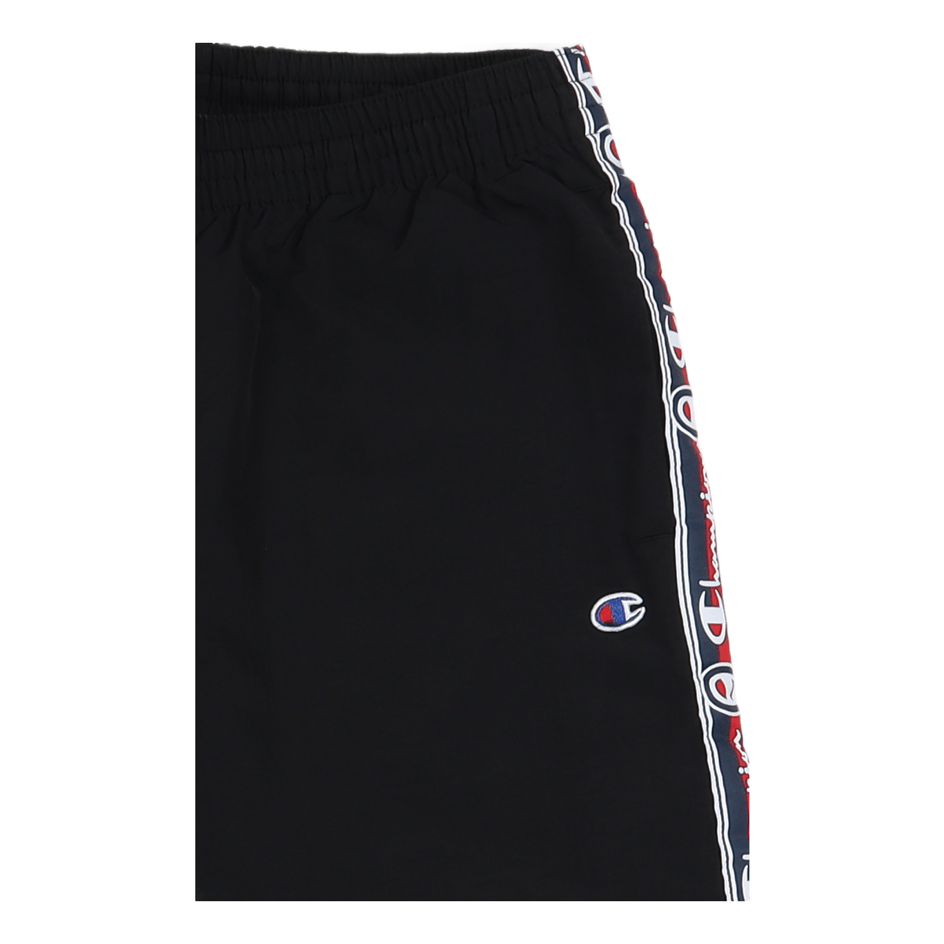 Champion Joggers With Side Log Black