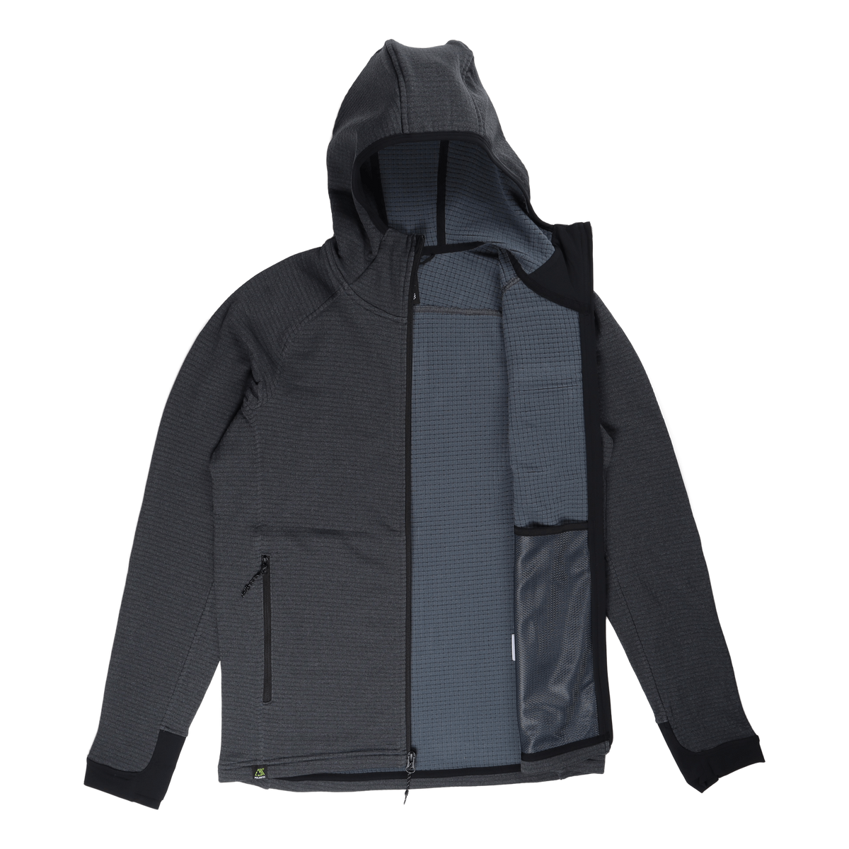 Polartec® Power Grid Full Zip  Blue Slate Heat