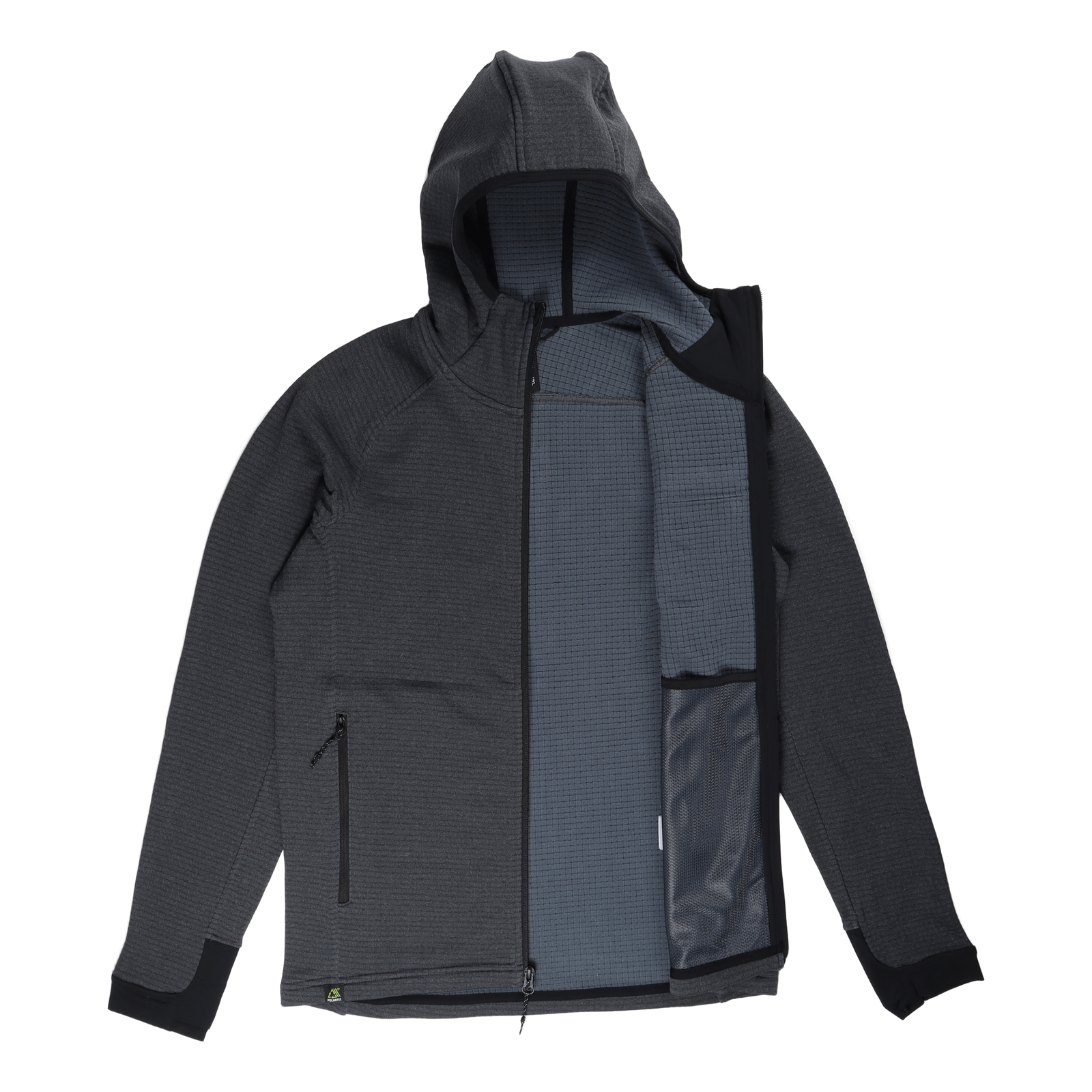 Polartec® Power Grid Full Zip  Blue Slate Heat