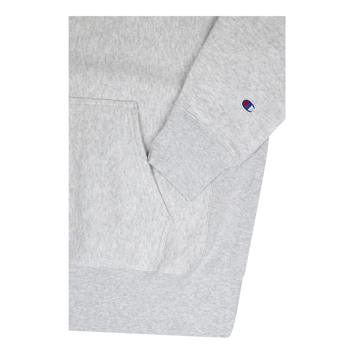 Hooded Sweatshirt Gray Melange Light