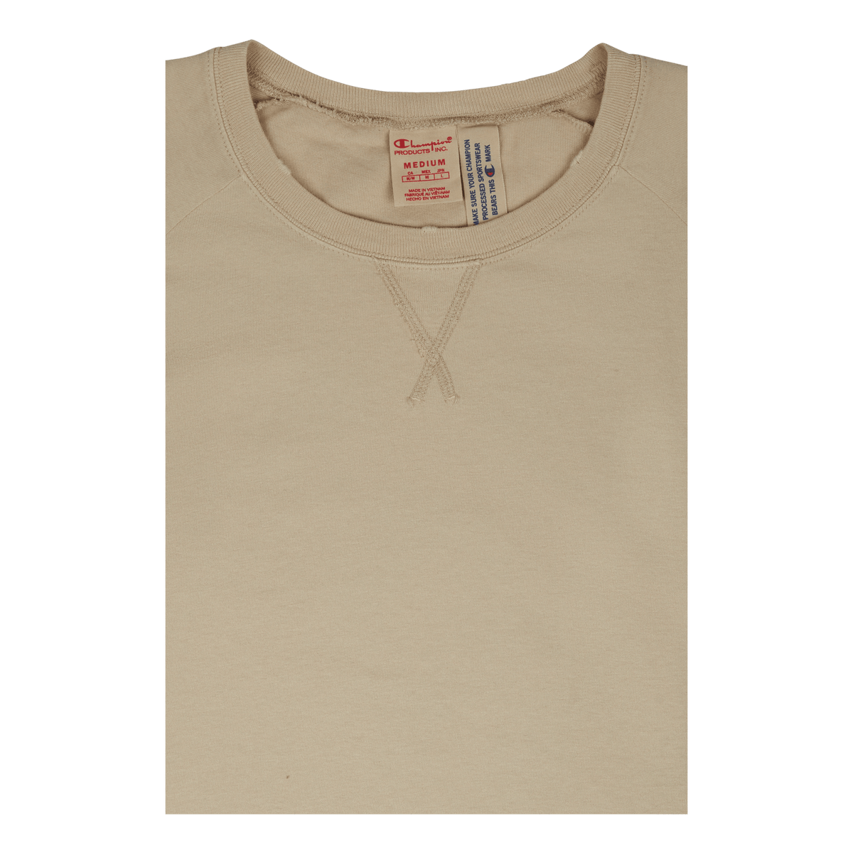 Crewneck T-shirt Brown Rice