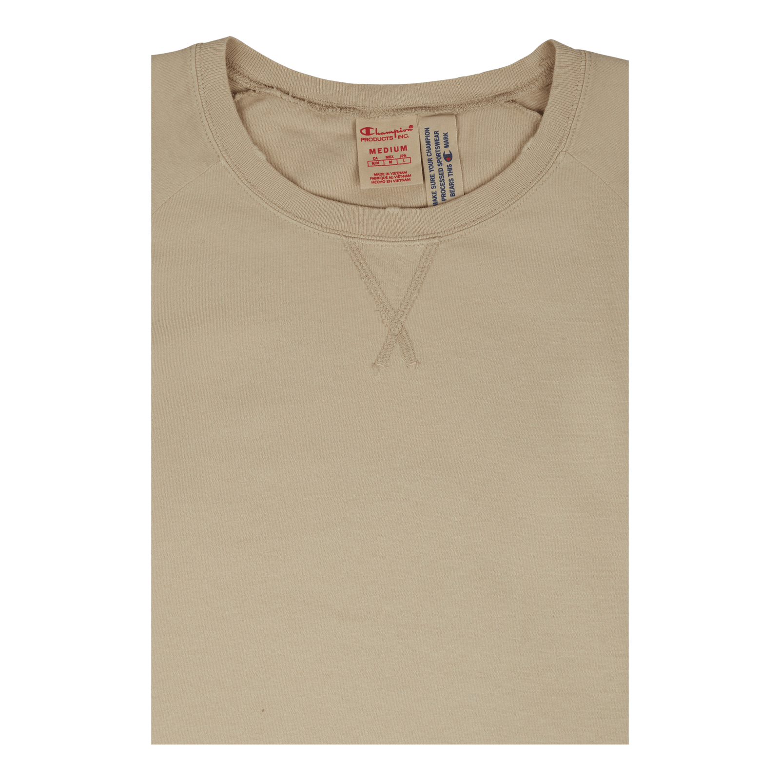 Crewneck T-shirt Brown Rice