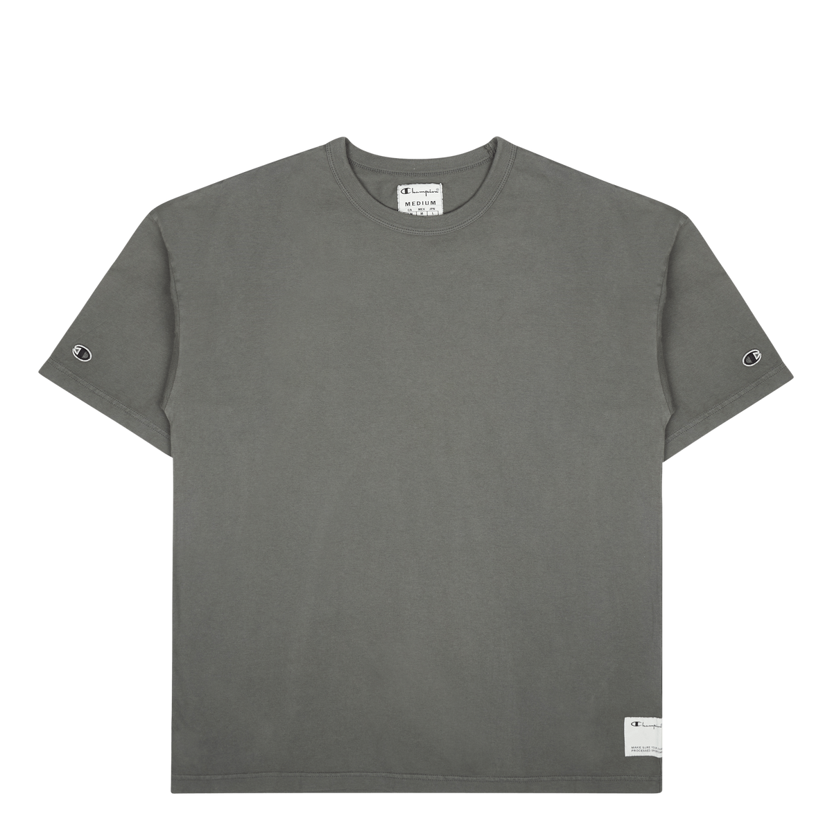 Crewneck T-shirt Gun Metal