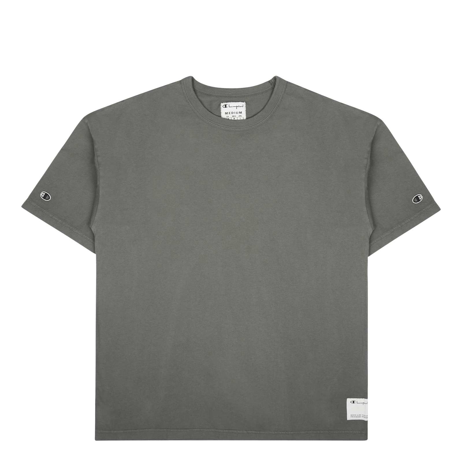 Crewneck T-shirt Gun Metal