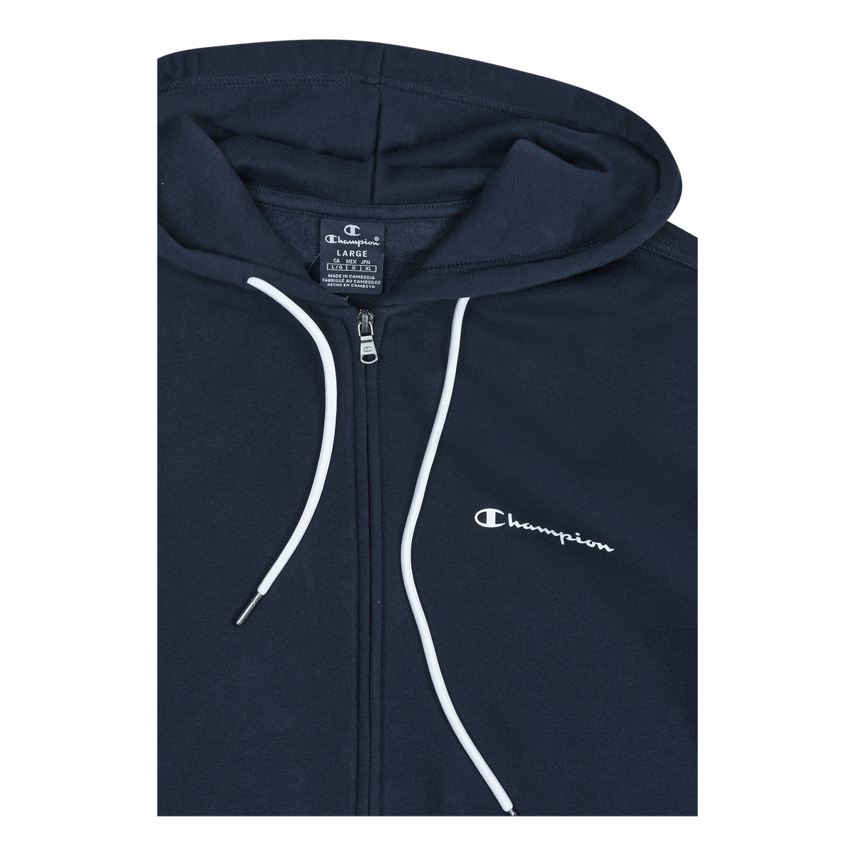 Hooded Full Zip Sweatshirt Sky Captain