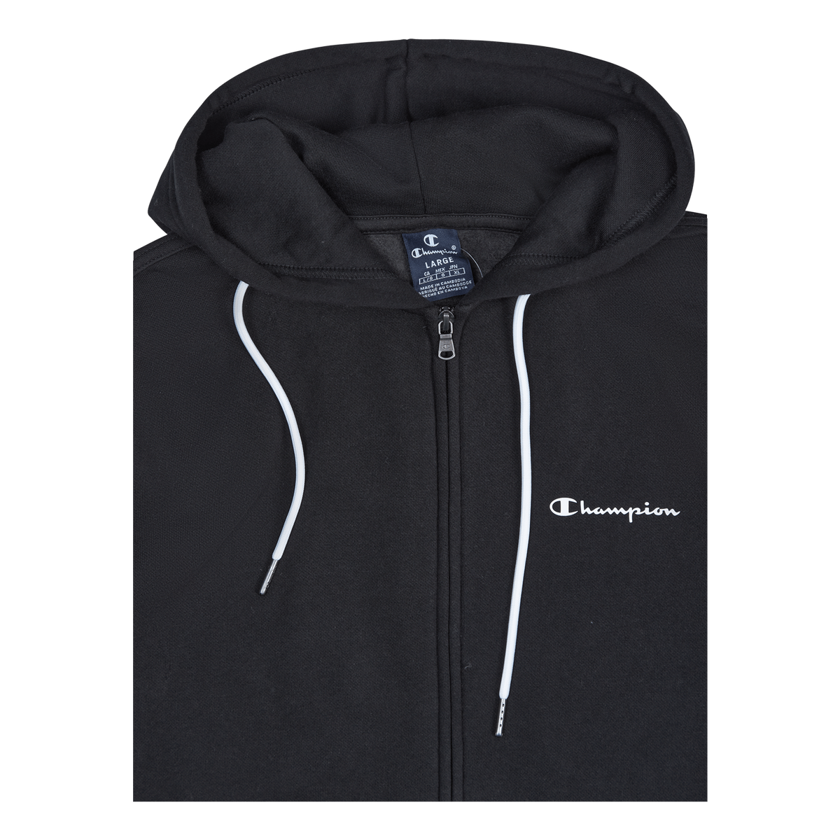 Hooded Full Zip Sweatshirt Black Beauty