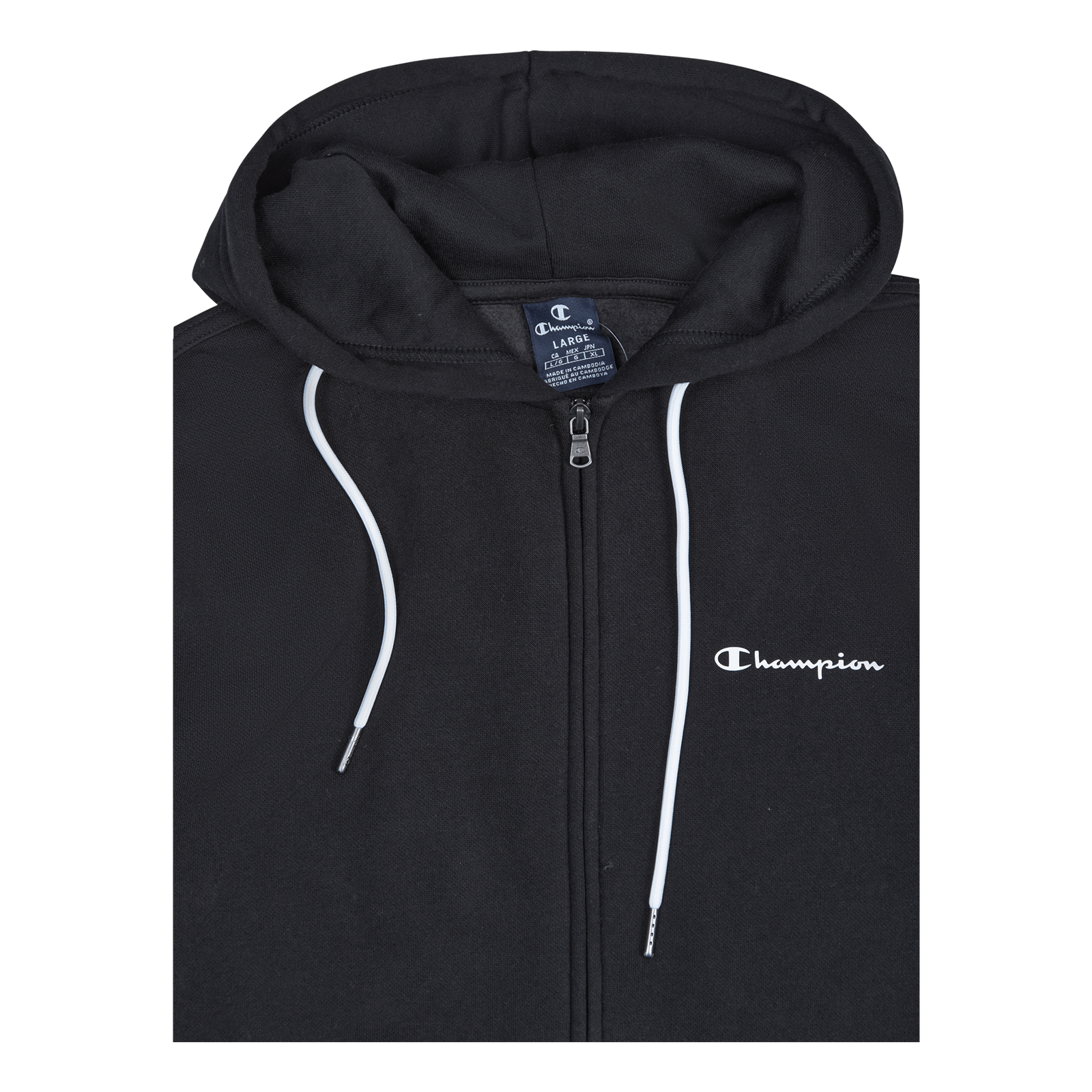 Hooded Full Zip Sweatshirt Black Beauty