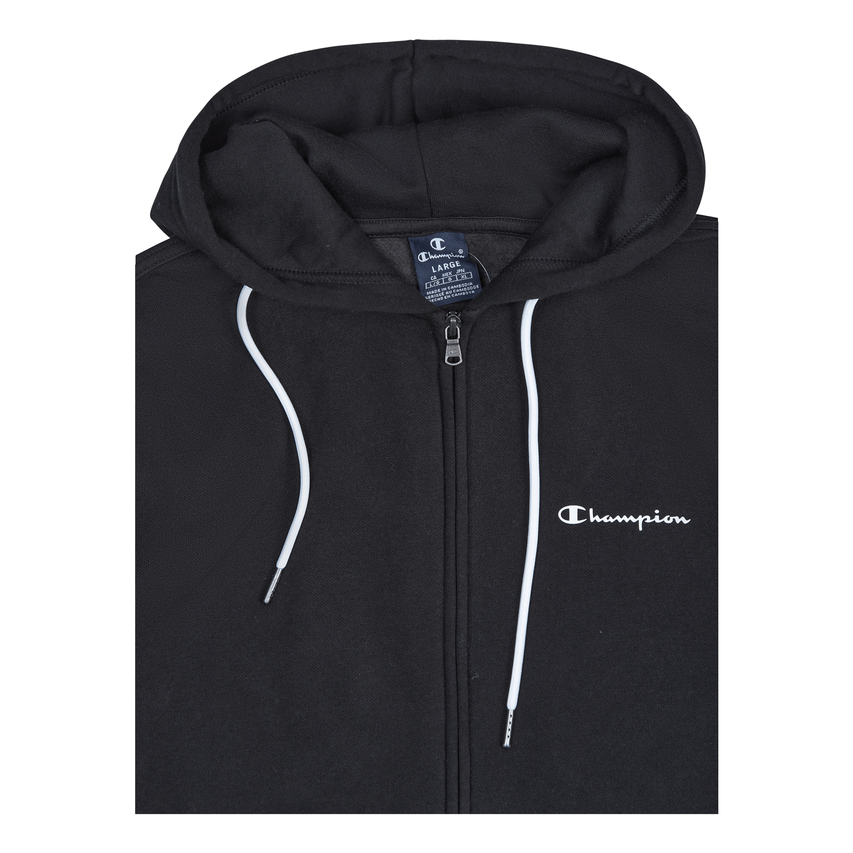 Hooded Full Zip Sweatshirt Black Beauty