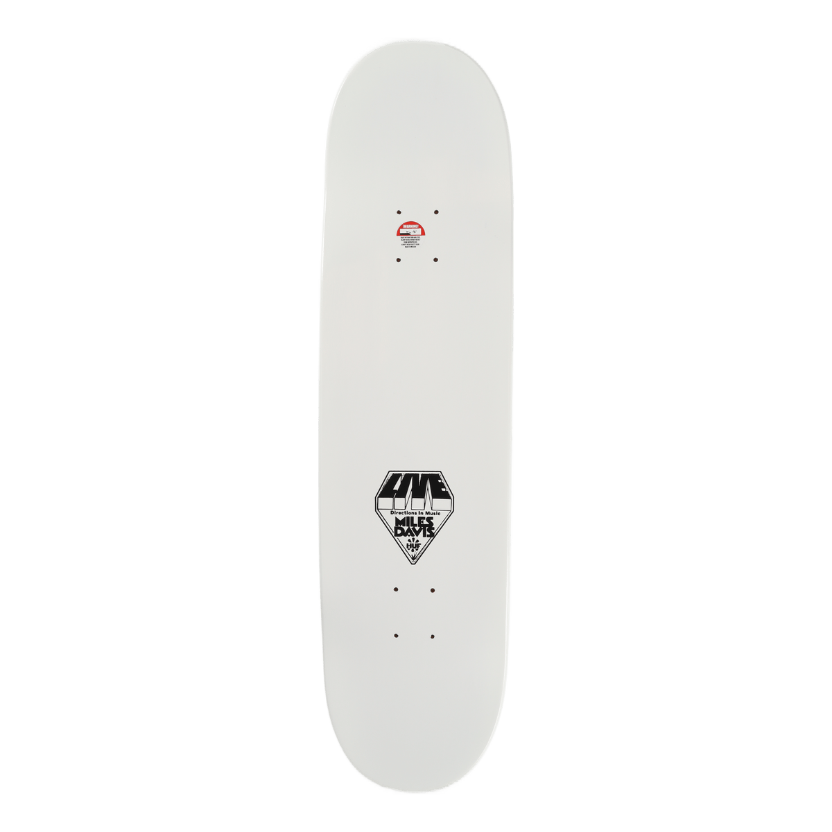 Vote For Miles Skate Deck White