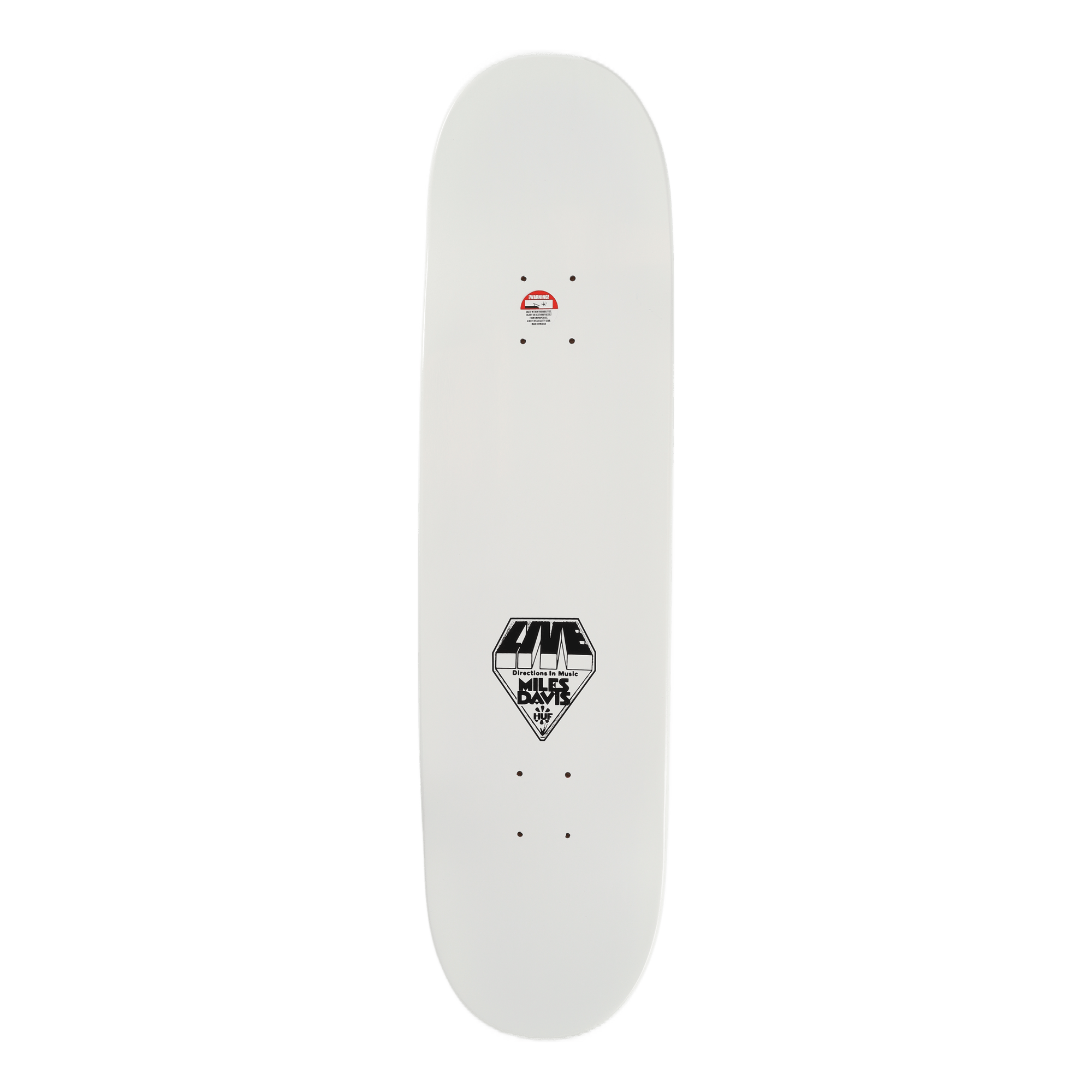 Vote For Miles Skate Deck White